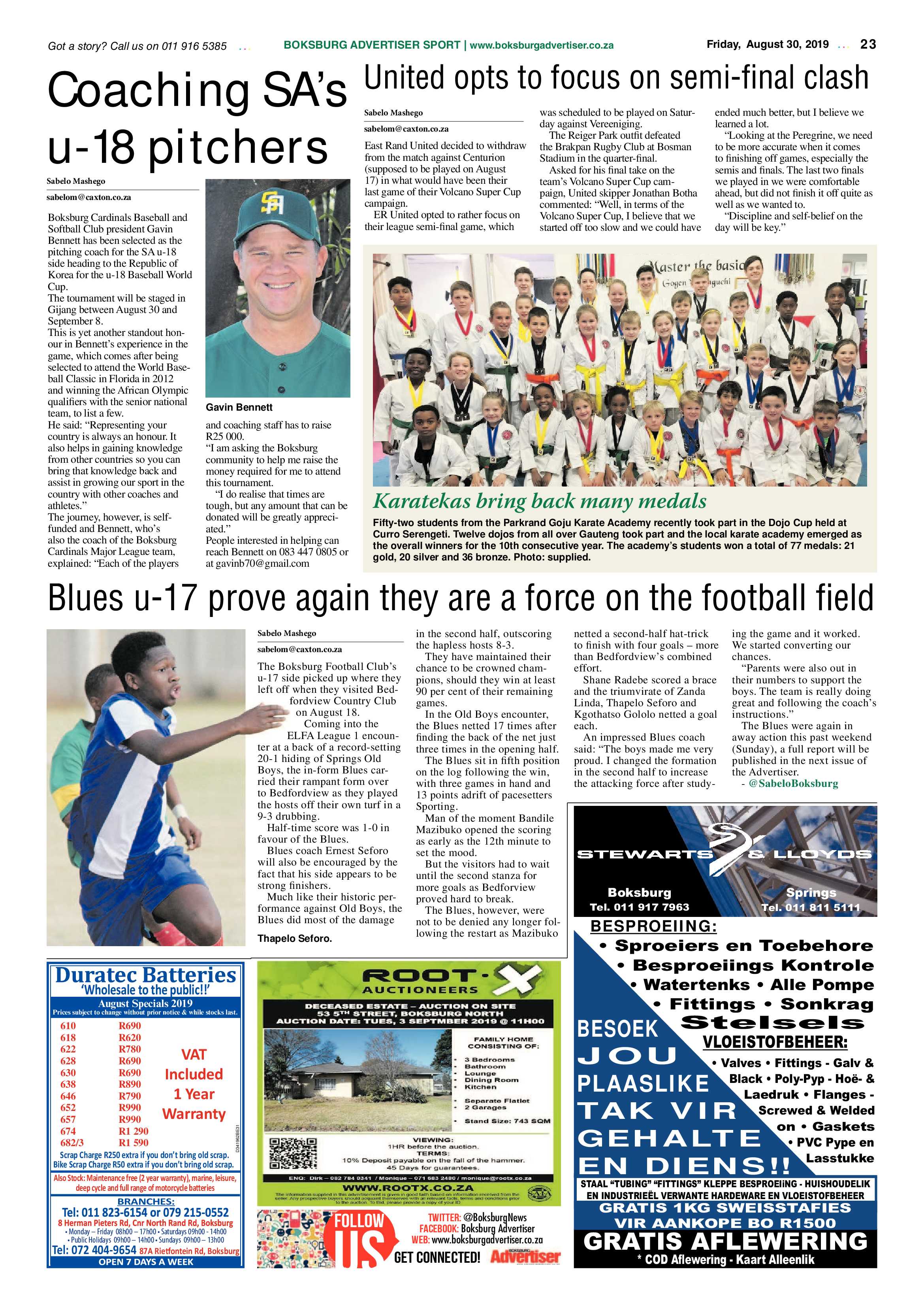 Boksburg Advertiser 27 August 2019 page 23