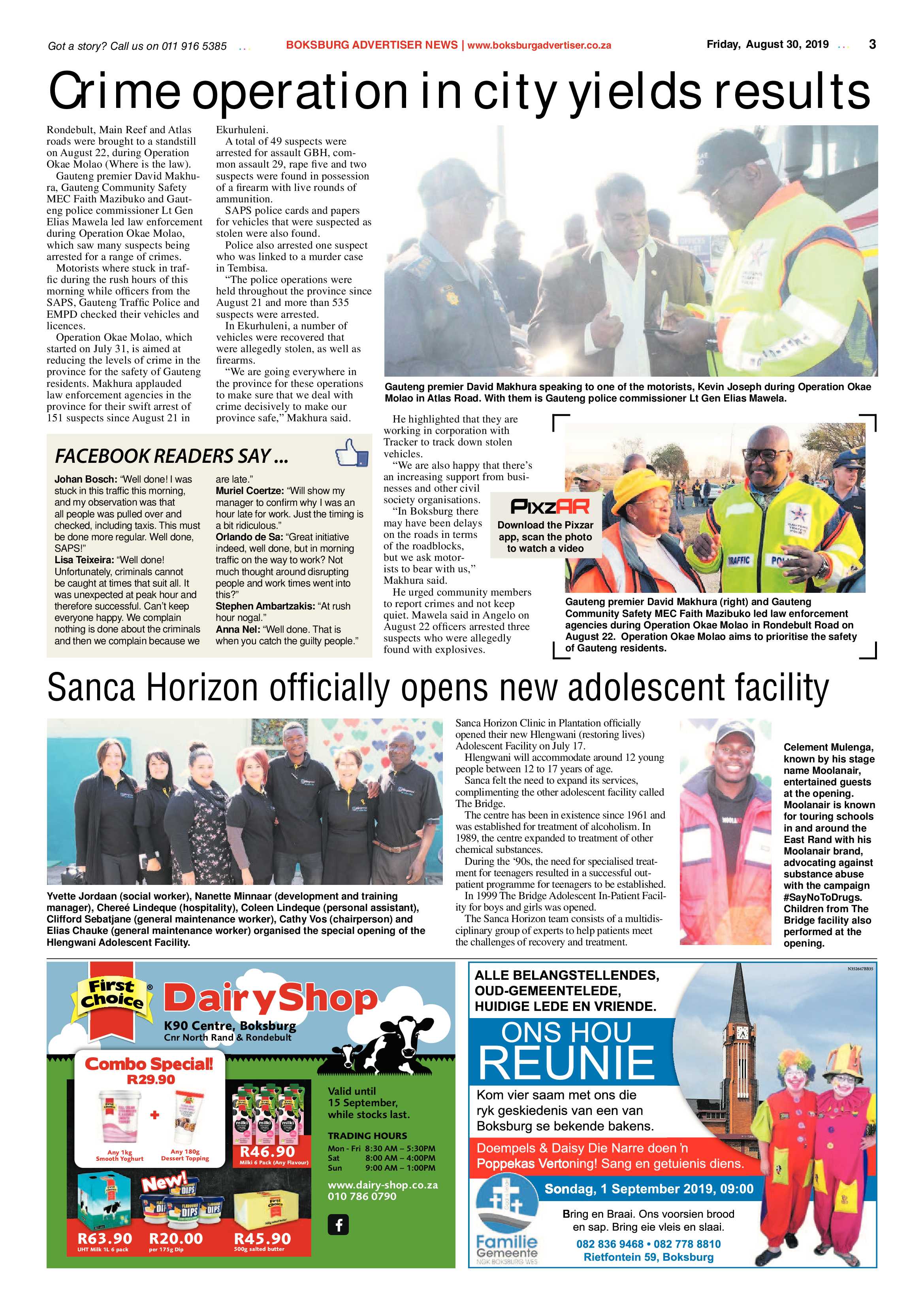Boksburg Advertiser 27 August 2019 page 3