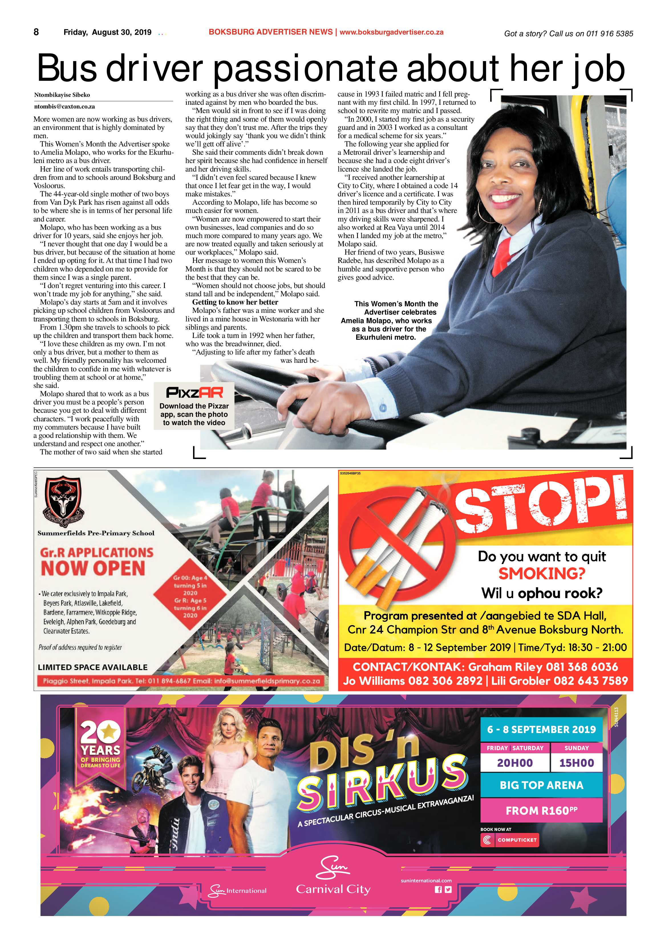 Boksburg Advertiser 27 August 2019 page 8