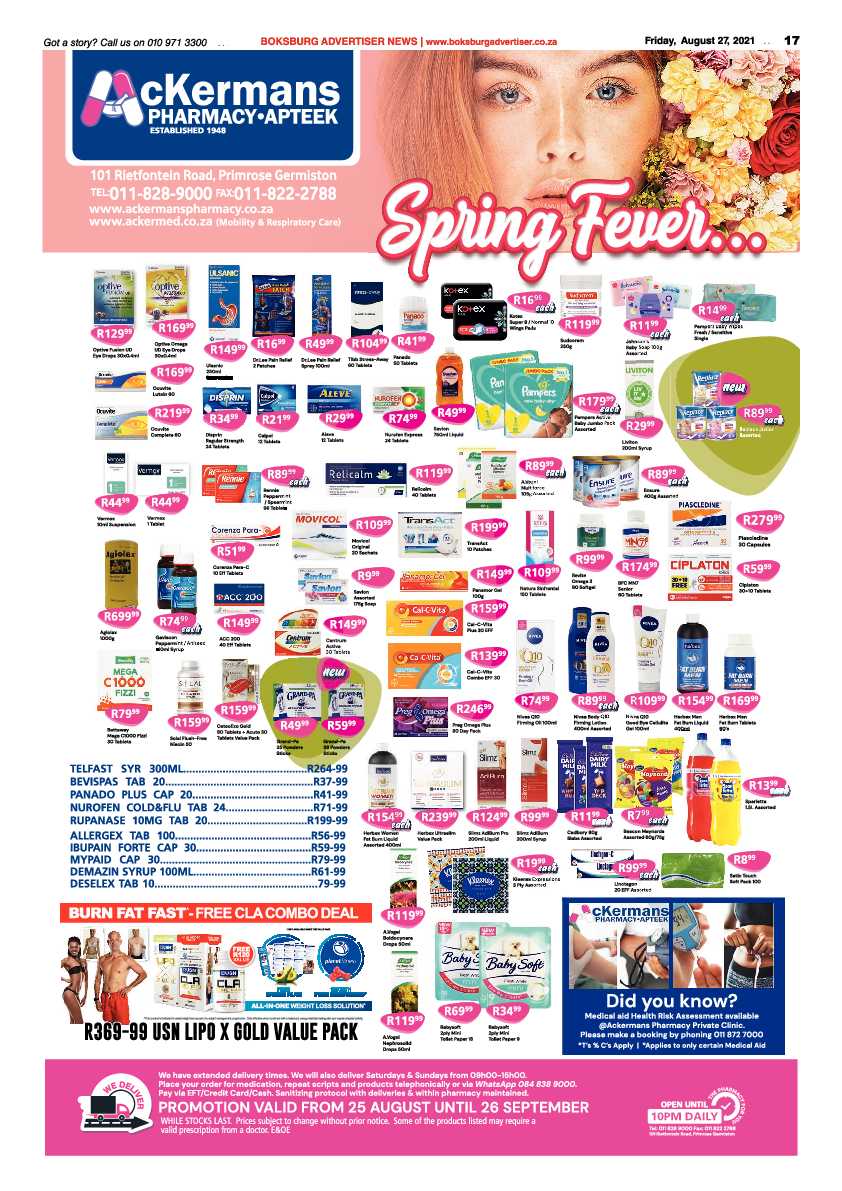 Boksburg Advertiser 27 August 2021 page 17