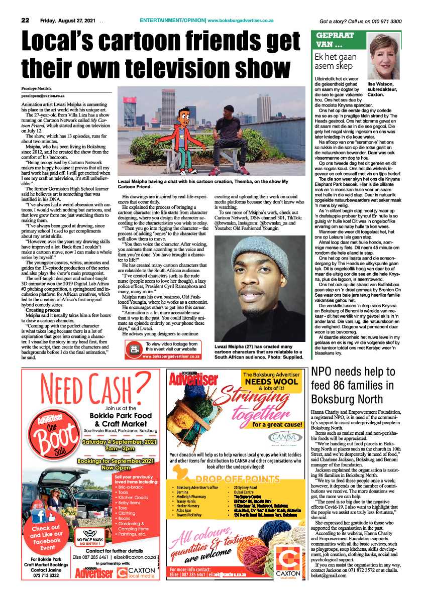 Boksburg Advertiser 27 August 2021 page 22