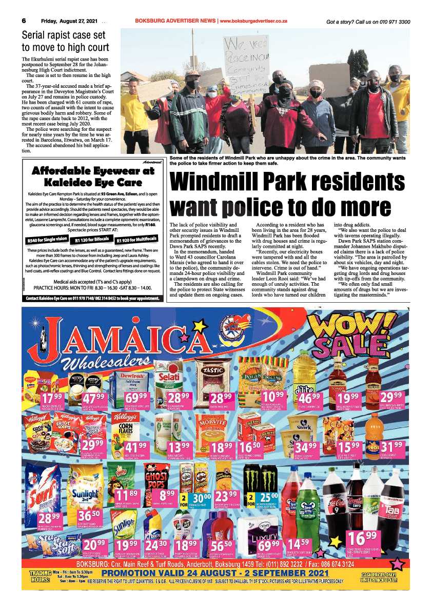 Boksburg Advertiser 27 August 2021 page 6