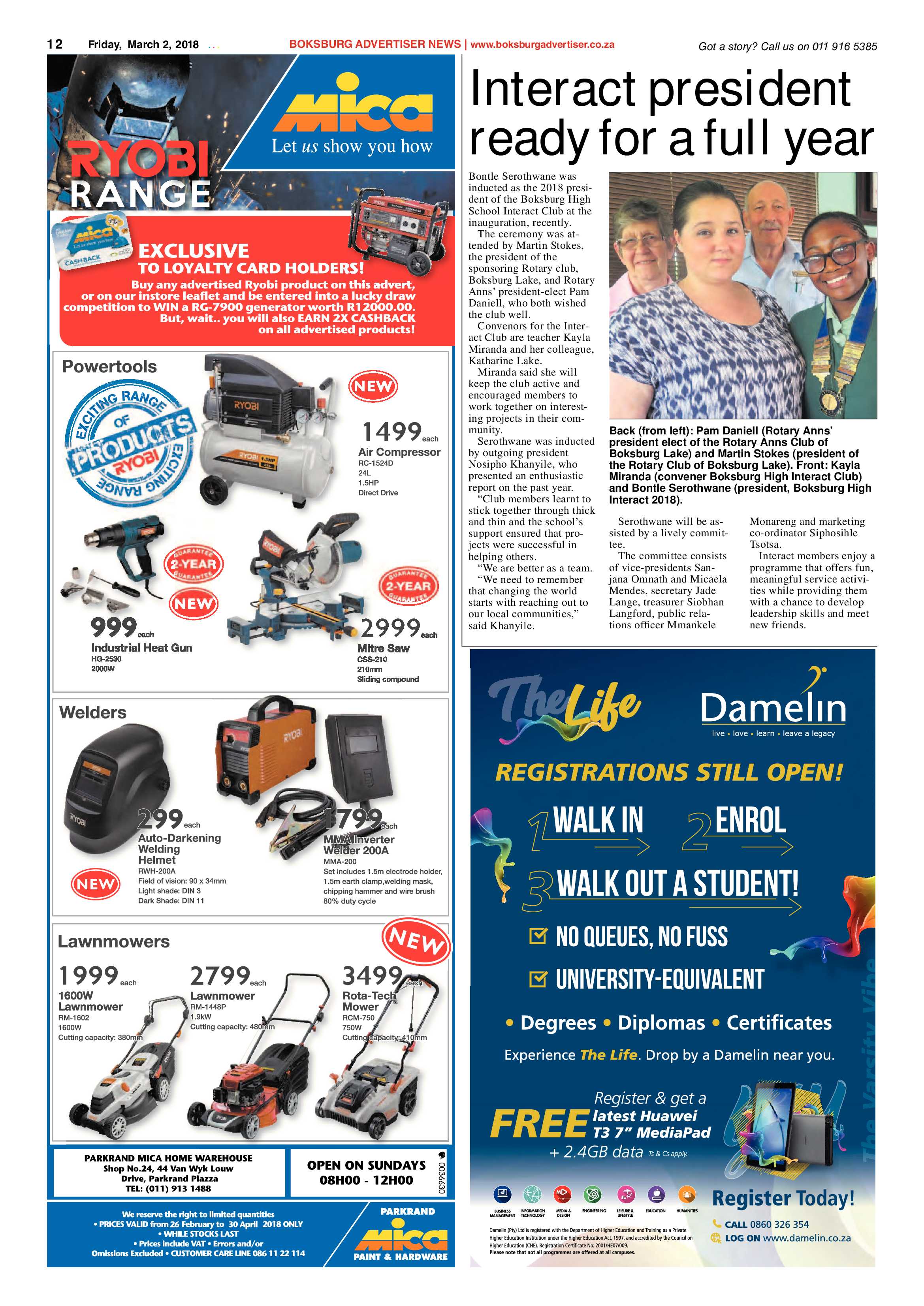 Boksburg Advertiser 27 February 2018 page 12