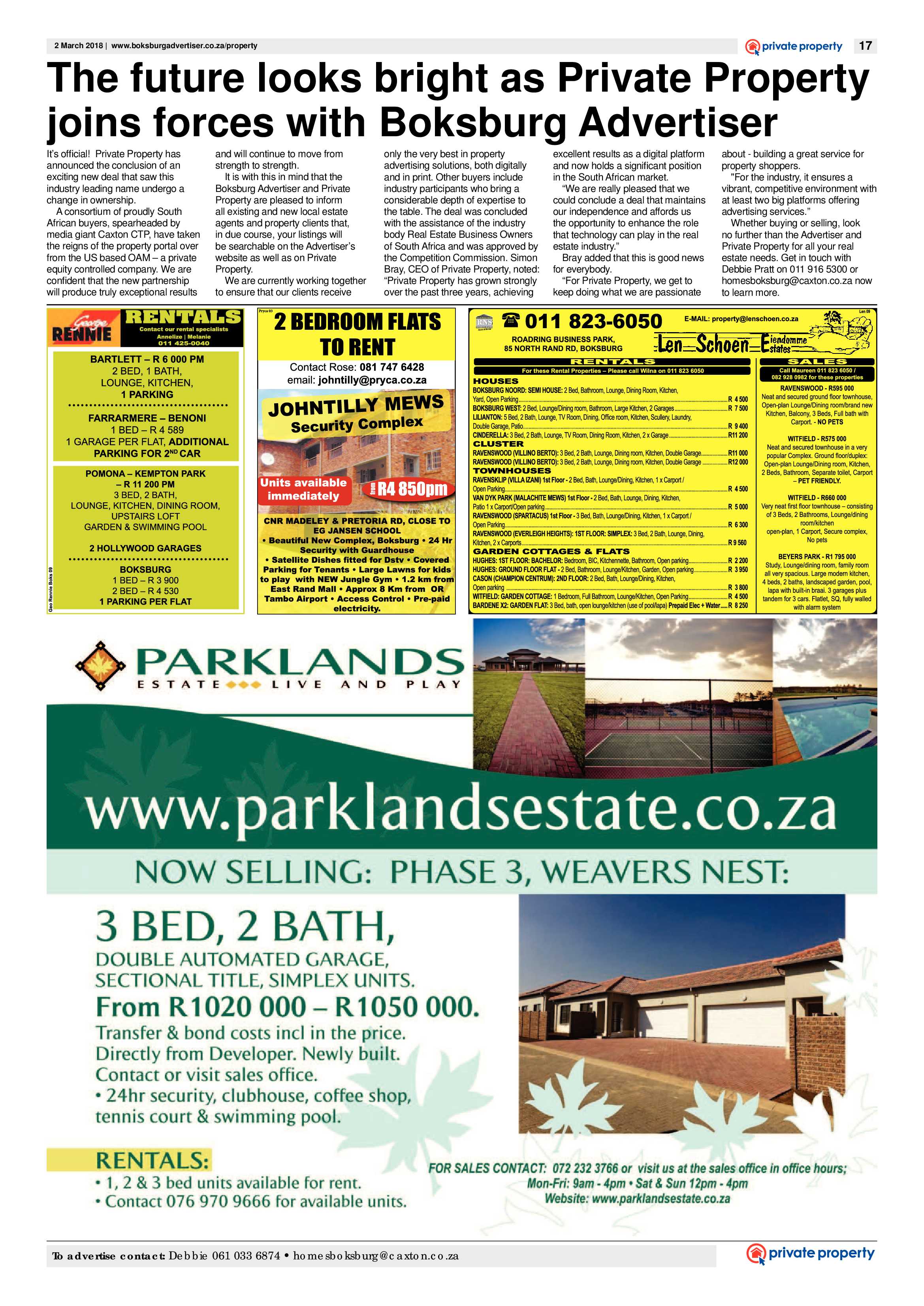 Boksburg Advertiser 27 February 2018 page 17