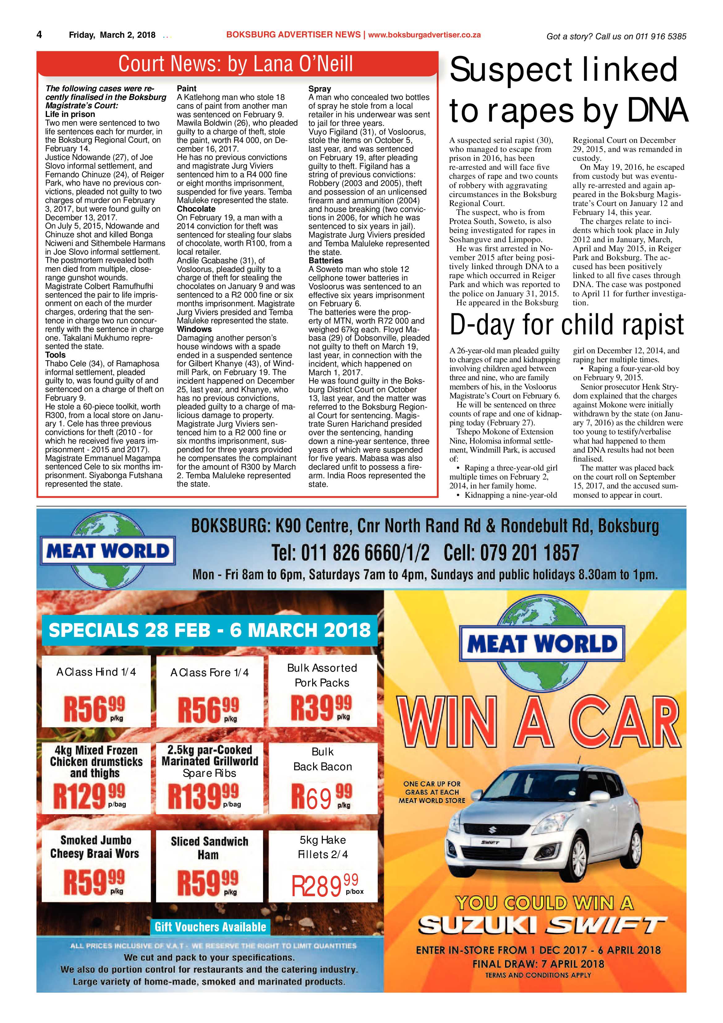 Boksburg Advertiser 27 February 2018 page 4