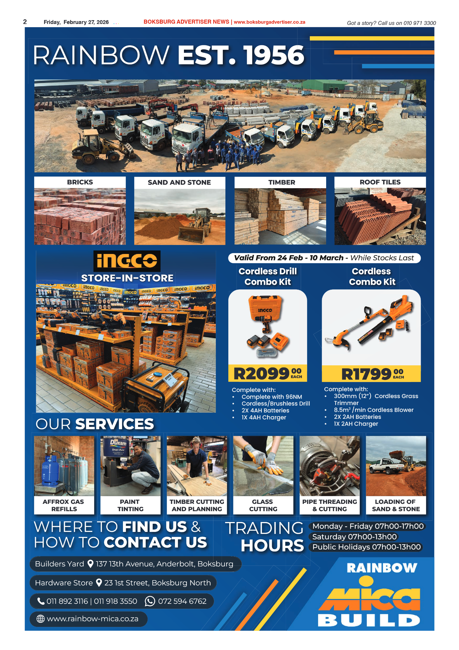 Boksburg Advertiser 27 February 2026 page 2