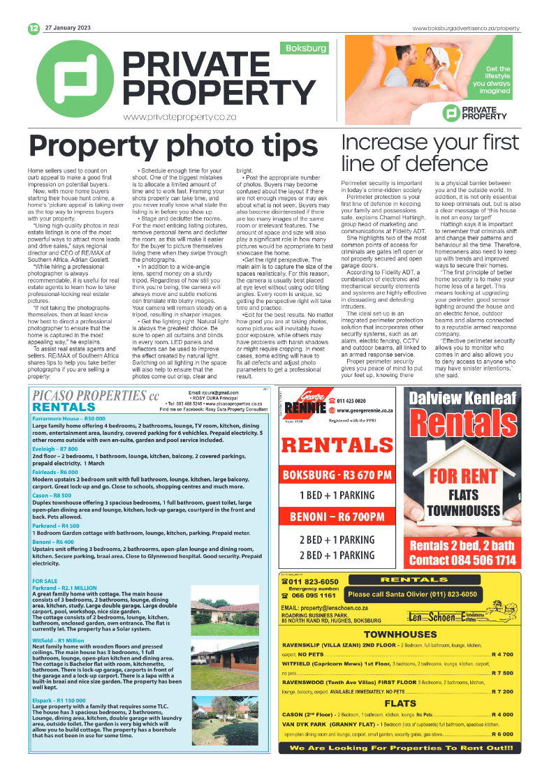 Boksburg Advertiser 27 January 2023 page 12