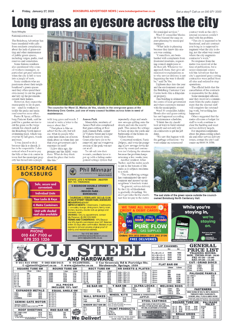 Boksburg Advertiser 27 January 2023 page 4