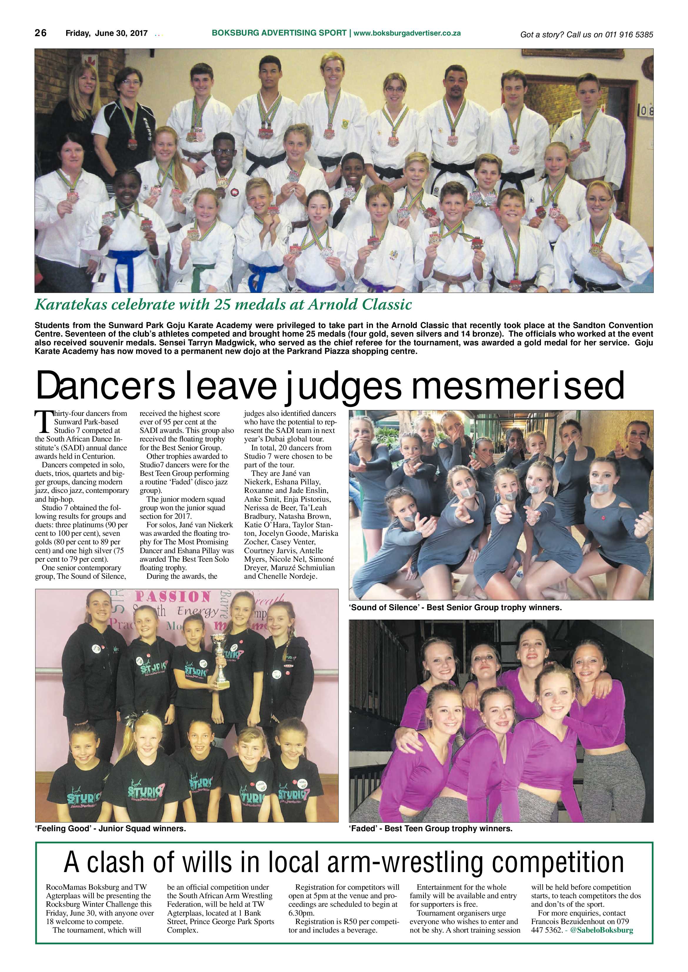 Boksburg Advertiser 27 June 2017 page 26
