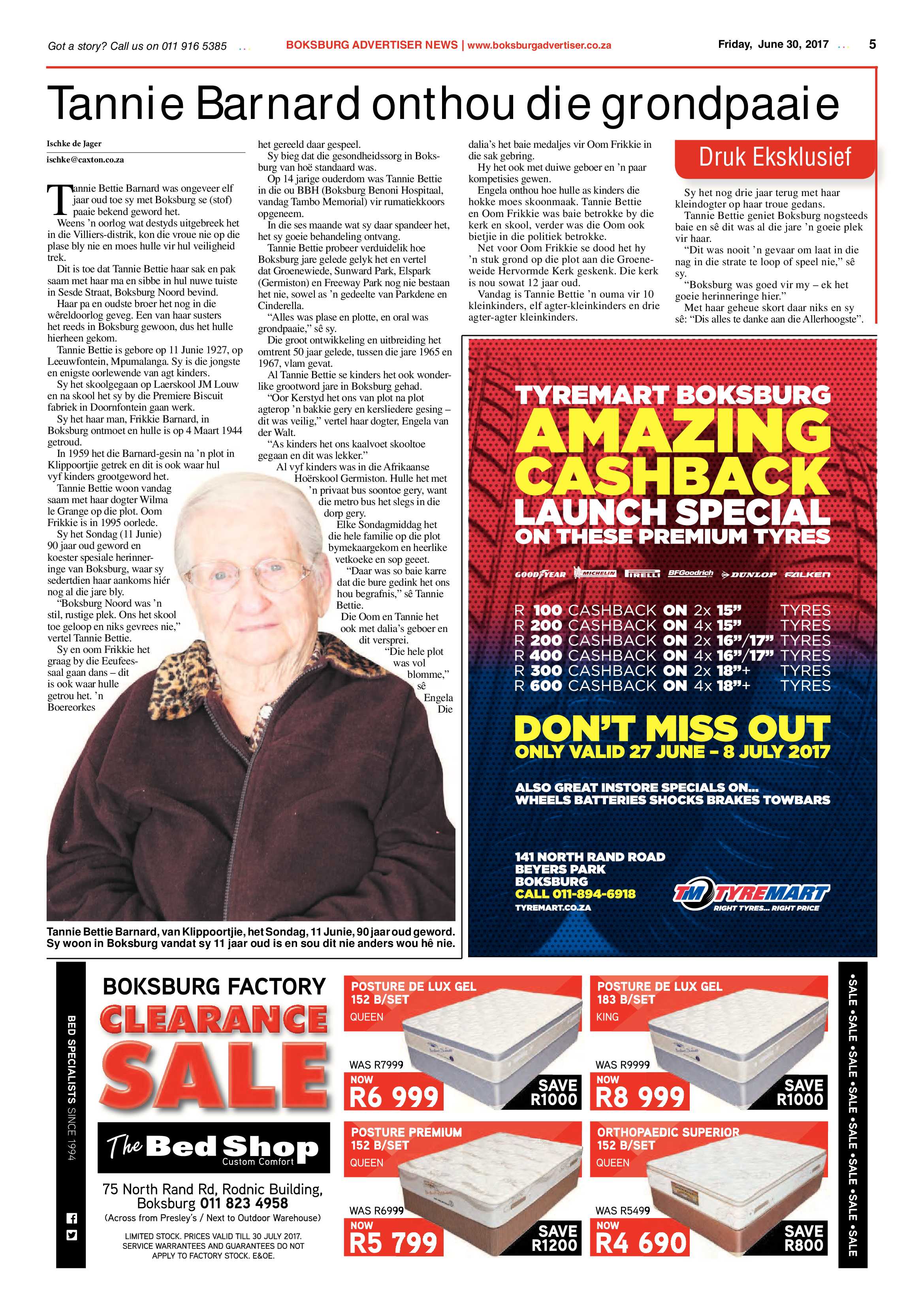 Boksburg Advertiser 27 June 2017 page 5