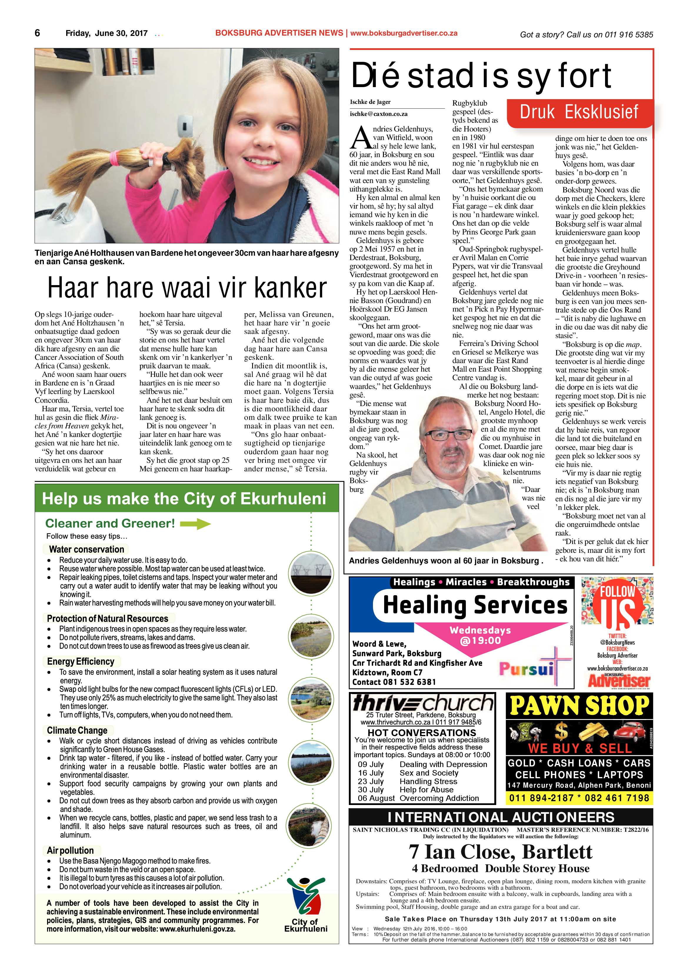 Boksburg Advertiser 27 June 2017 page 6