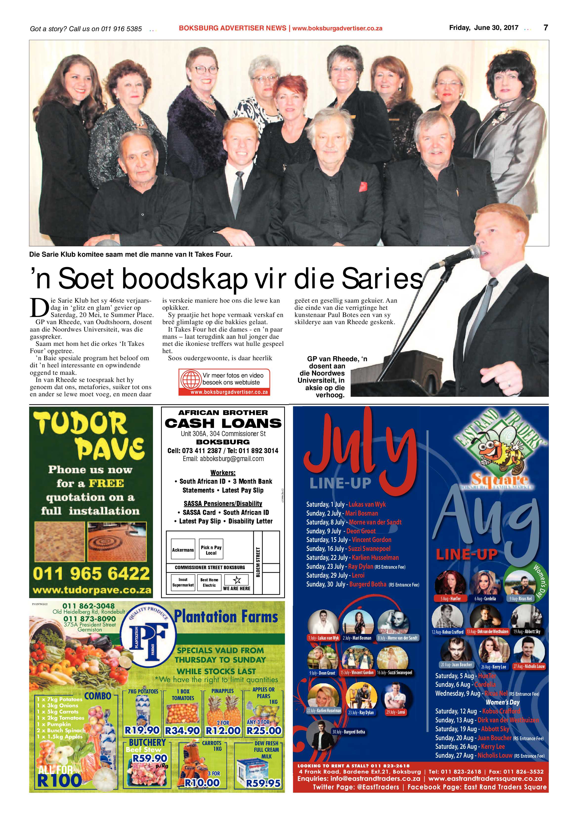 Boksburg Advertiser 27 June 2017 page 7