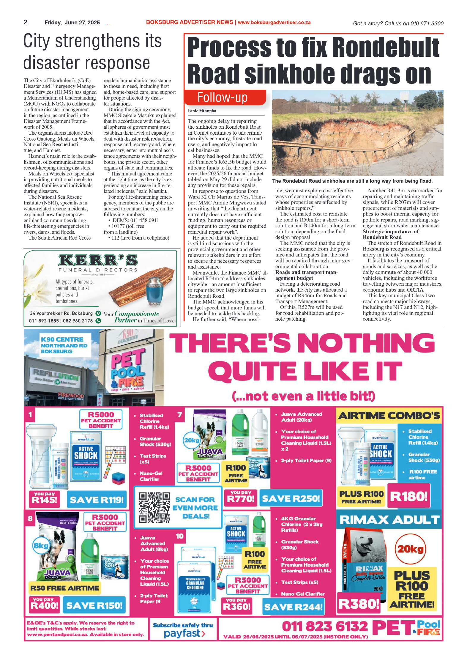 Boksburg Advertiser 27 June 2025 page 2