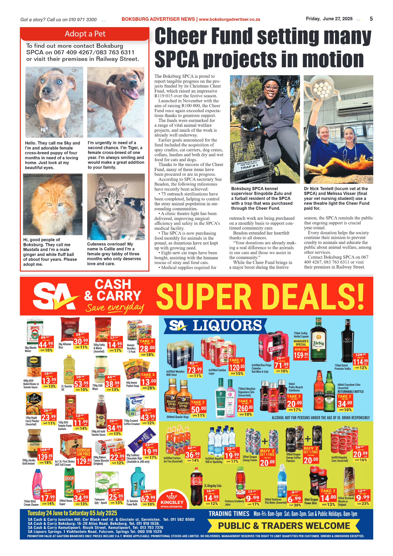 Boksburg Advertiser 27 June 2025 page 5