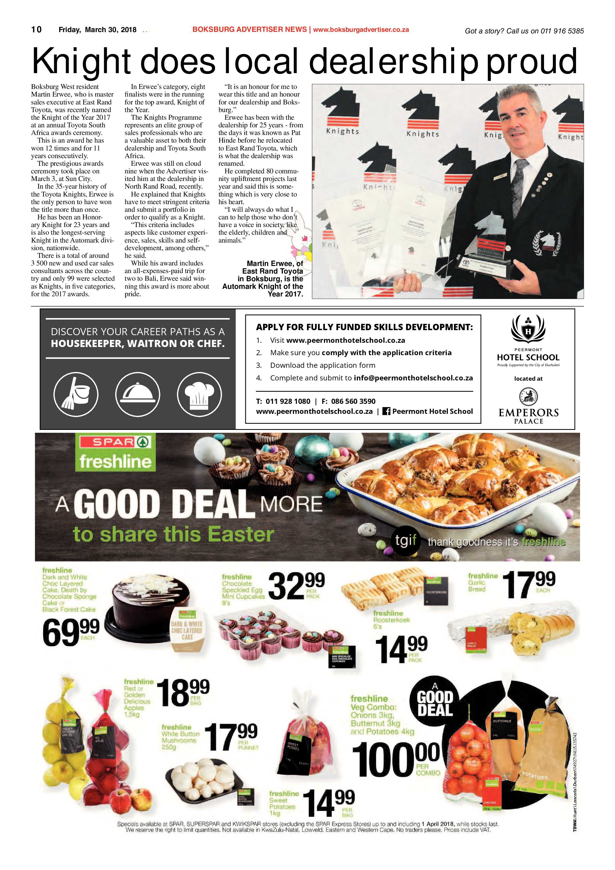 Boksburg Advertiser 27 March 2018 page 10