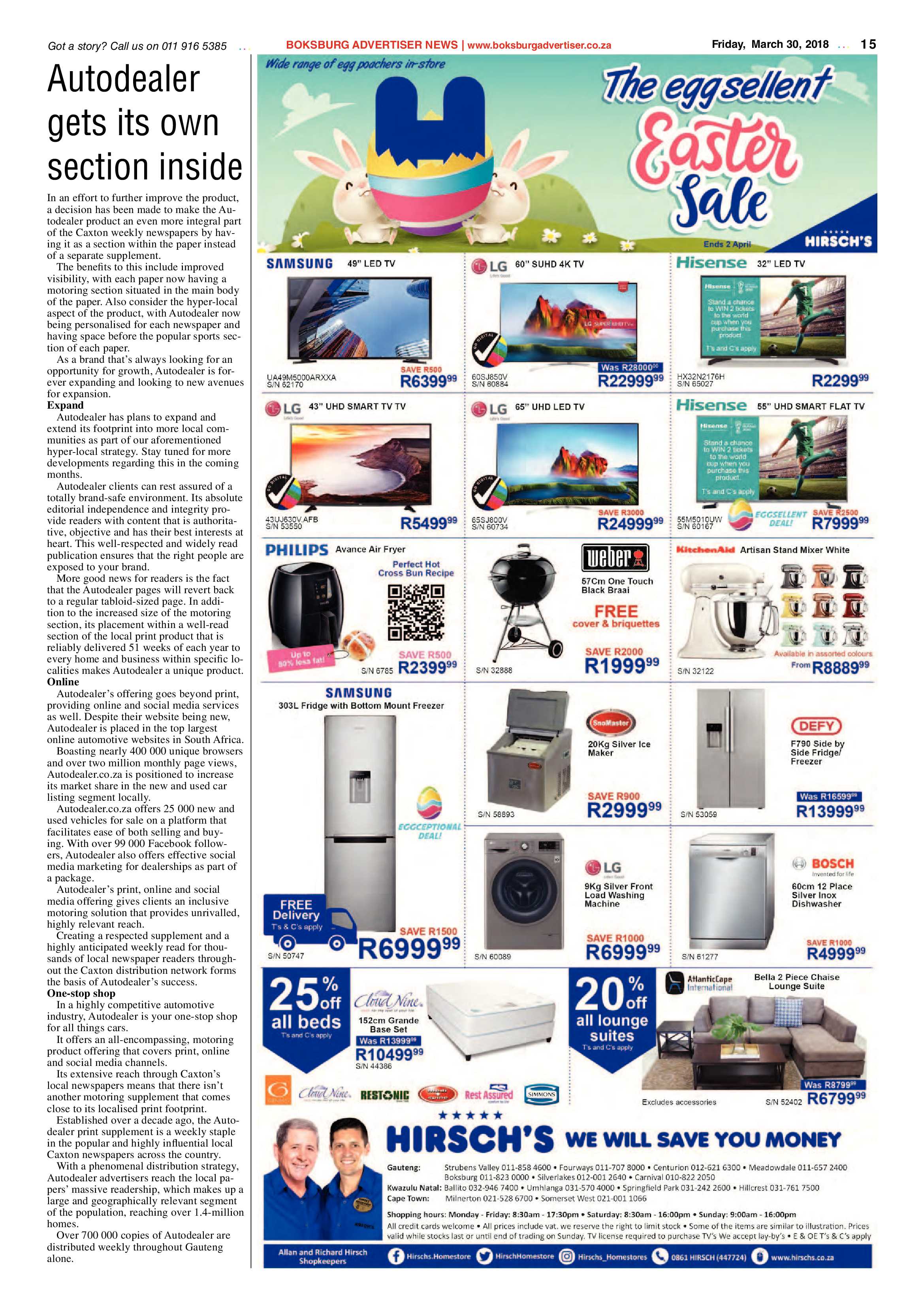 Boksburg Advertiser 27 March 2018 page 15