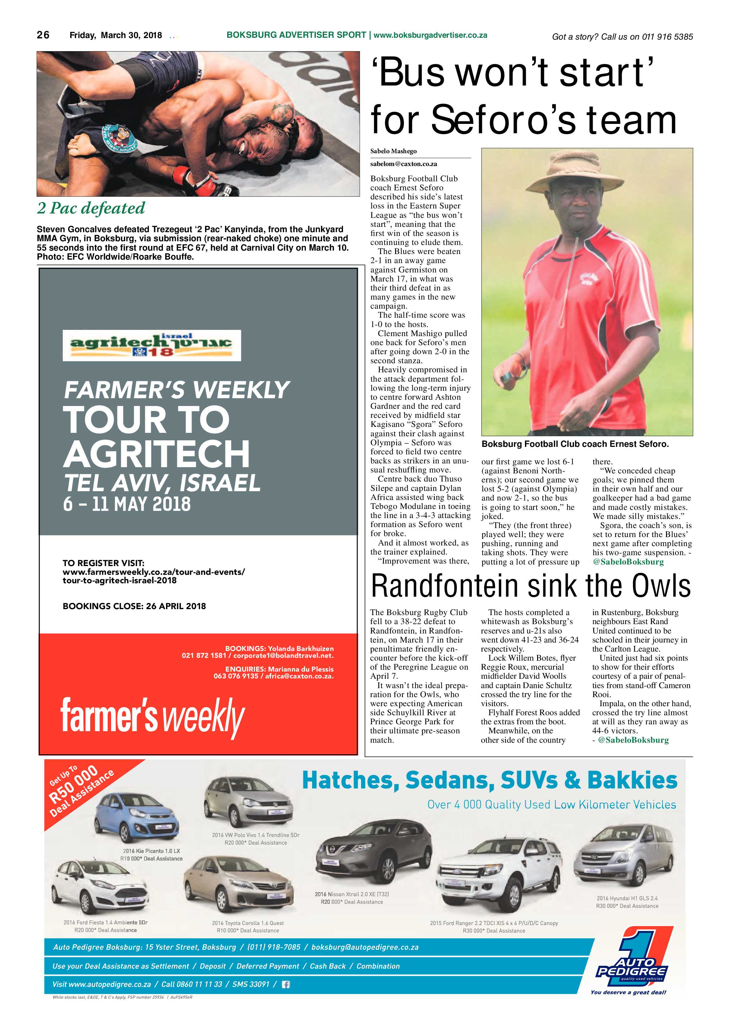 Boksburg Advertiser 27 March 2018 page 26