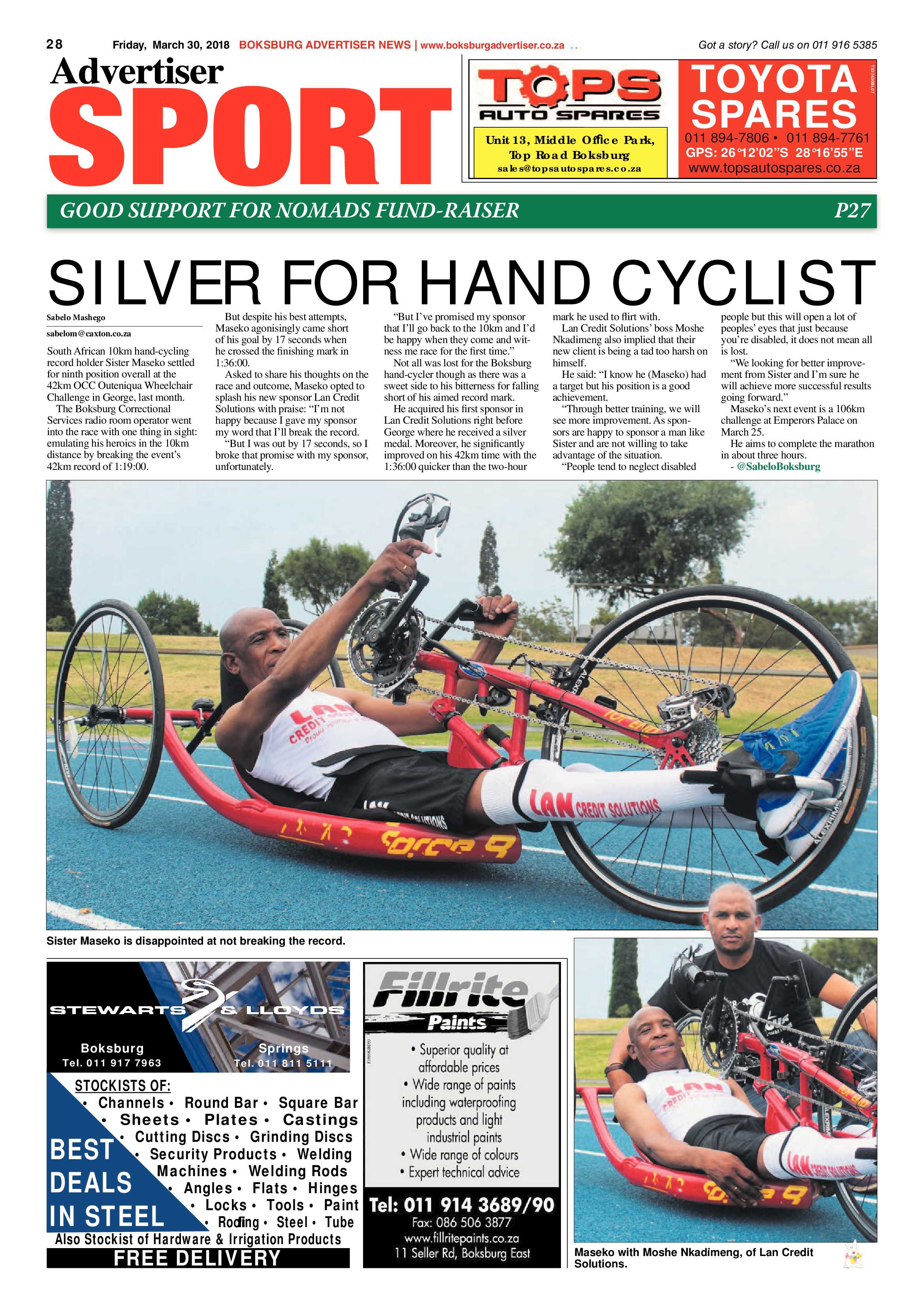 Boksburg Advertiser 27 March 2018 page 28