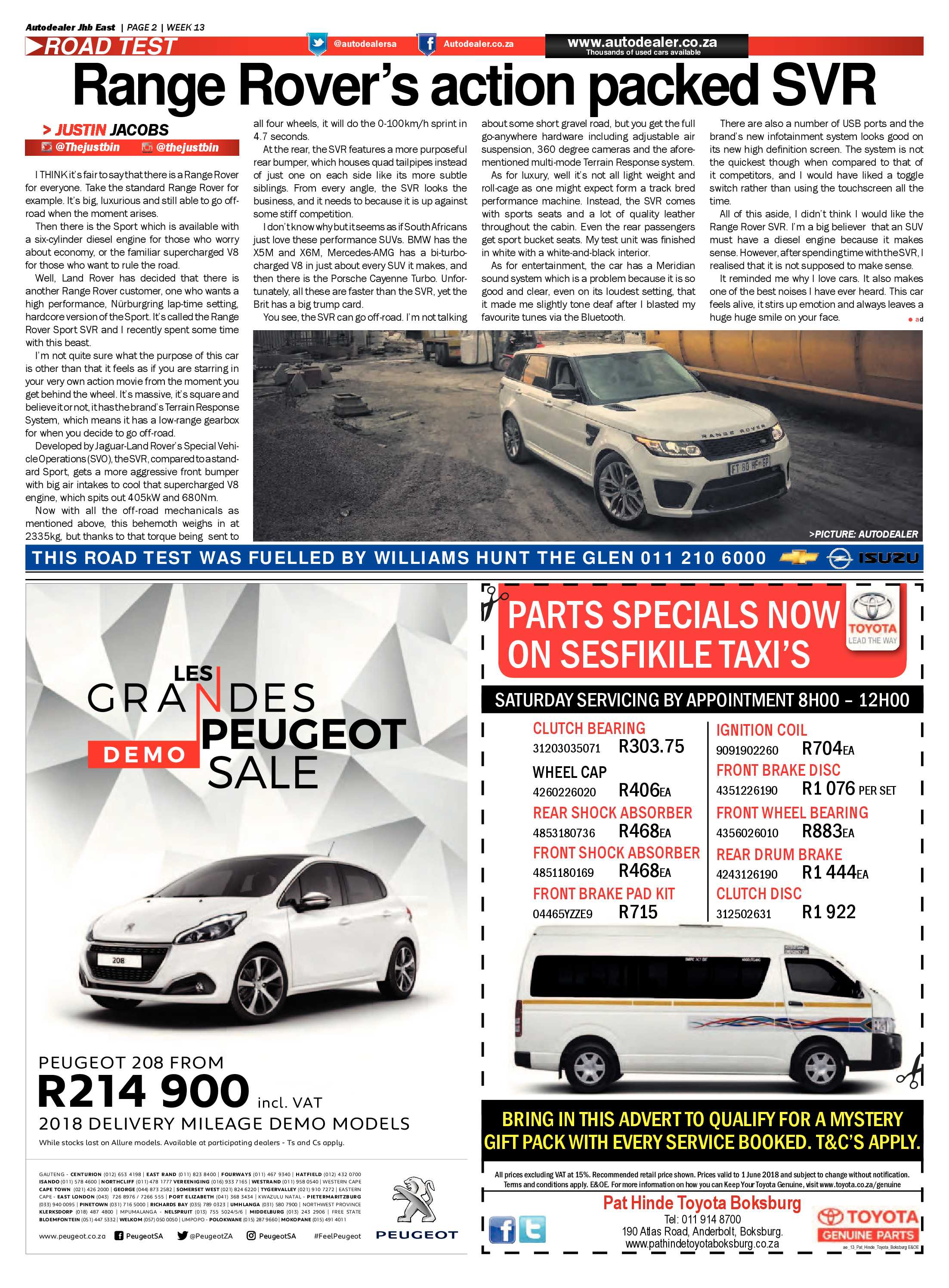 Boksburg Advertiser 27 March 2018 page 30