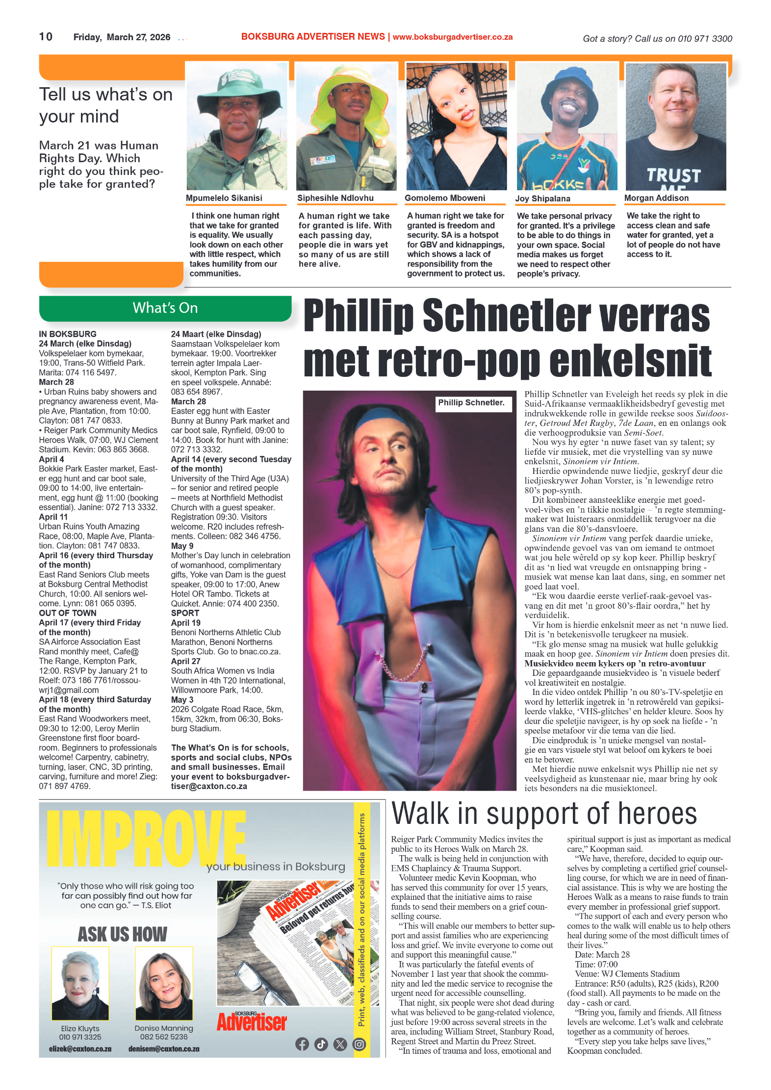 Boksburg Advertiser 27 March 2026 page 10