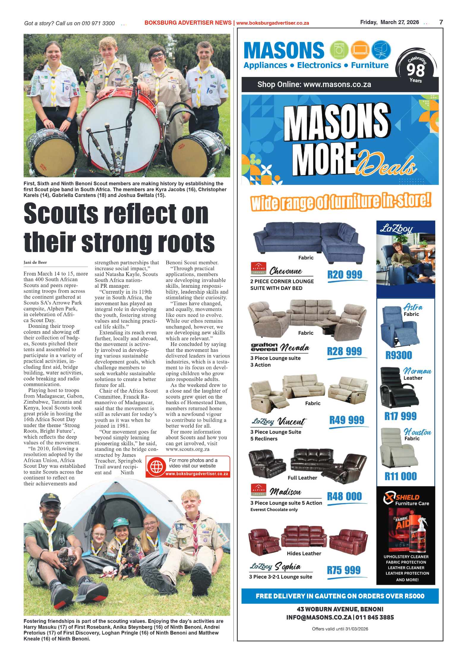 Boksburg Advertiser 27 March 2026 page 7