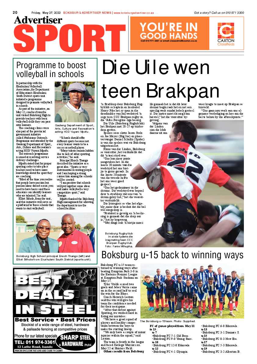 Boksburg Advertiser 27 May 2022 page 20