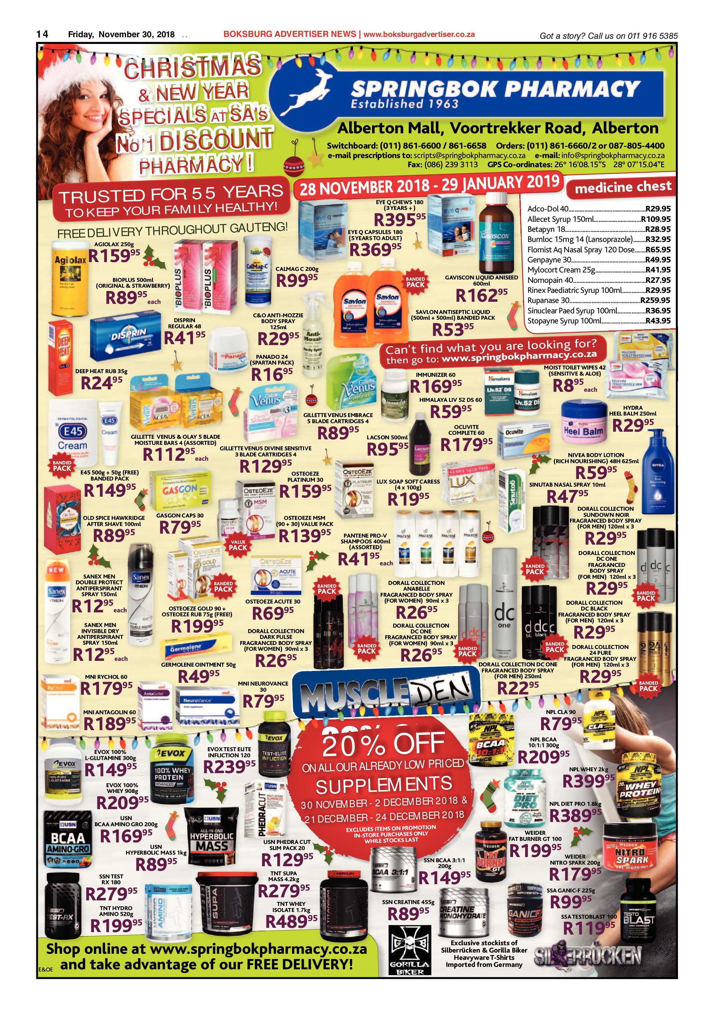 Boksburg Advertiser 27 November 2018 page 14