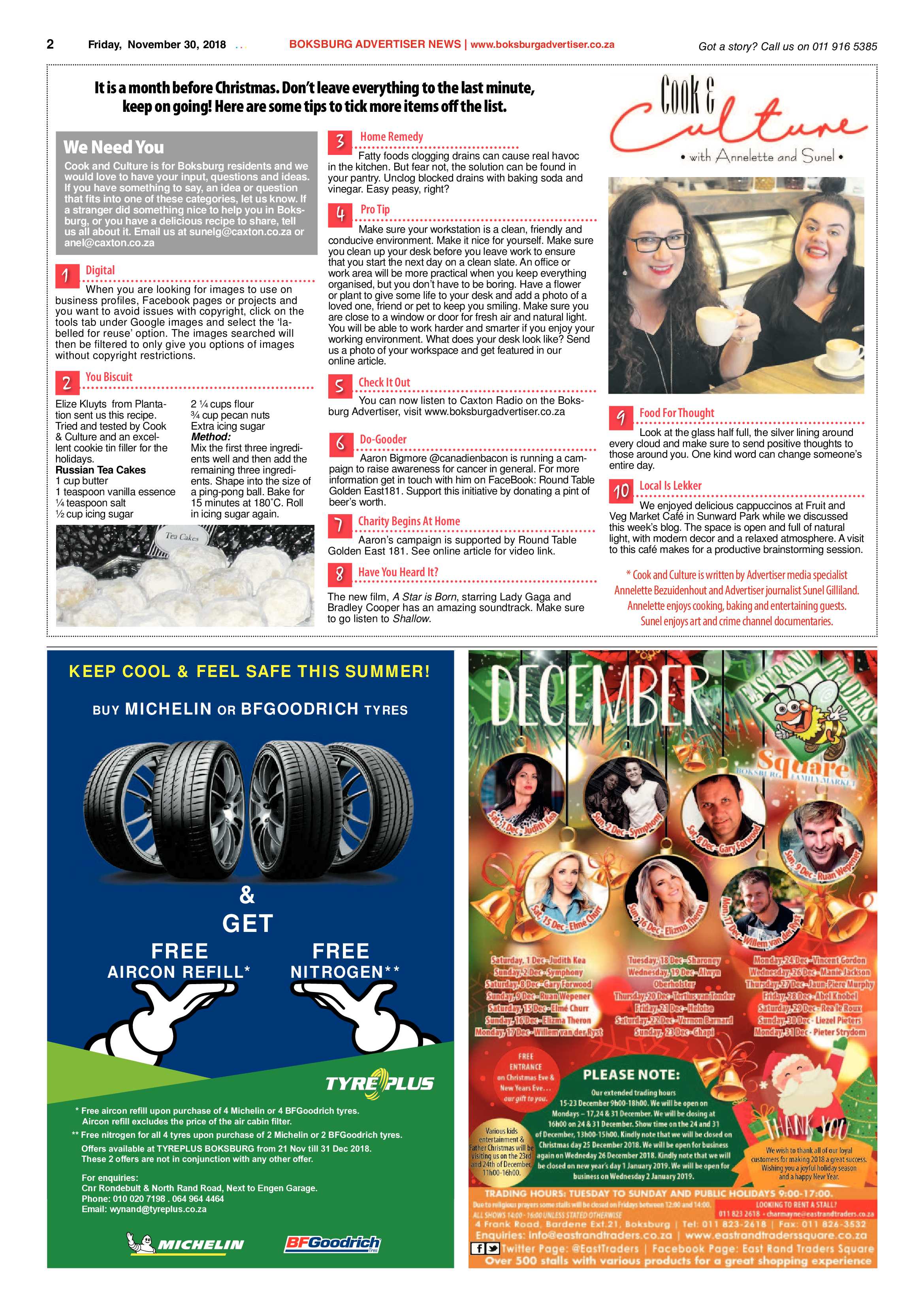 Boksburg Advertiser 27 November 2018 page 2