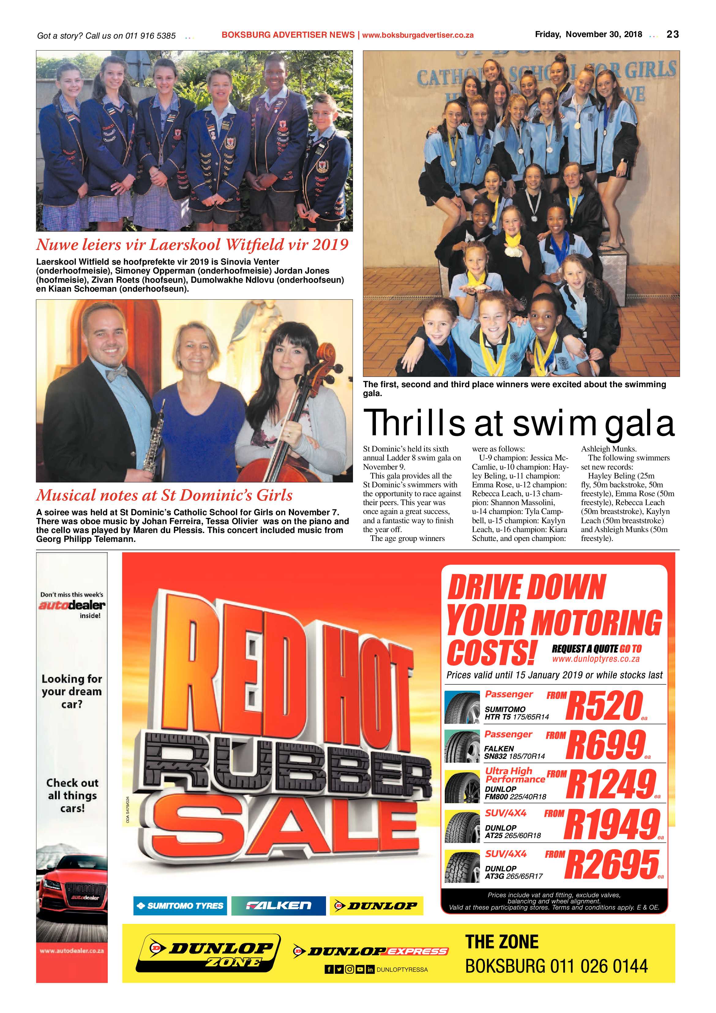 Boksburg Advertiser 27 November 2018 page 23