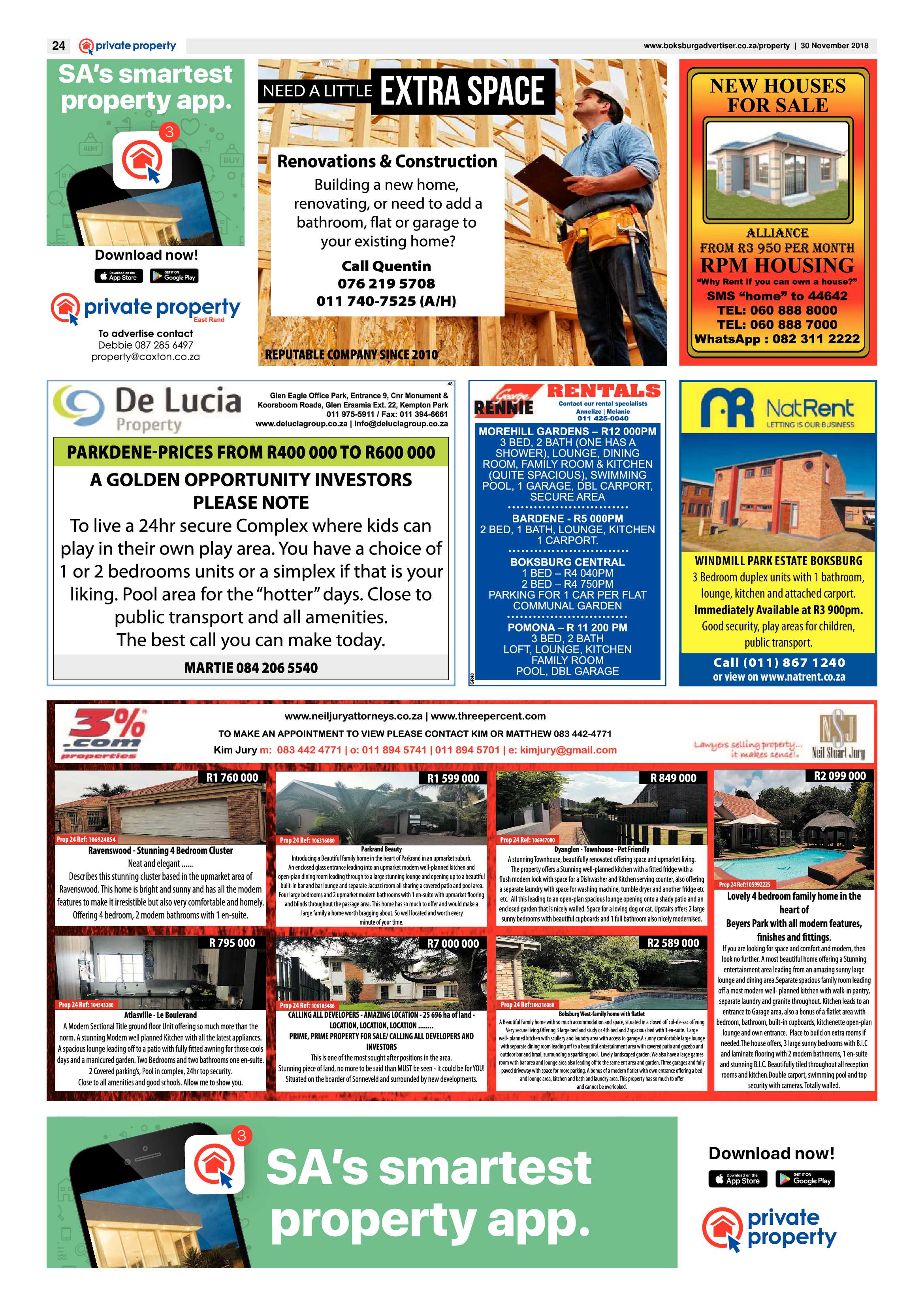 Boksburg Advertiser 27 November 2018 page 24