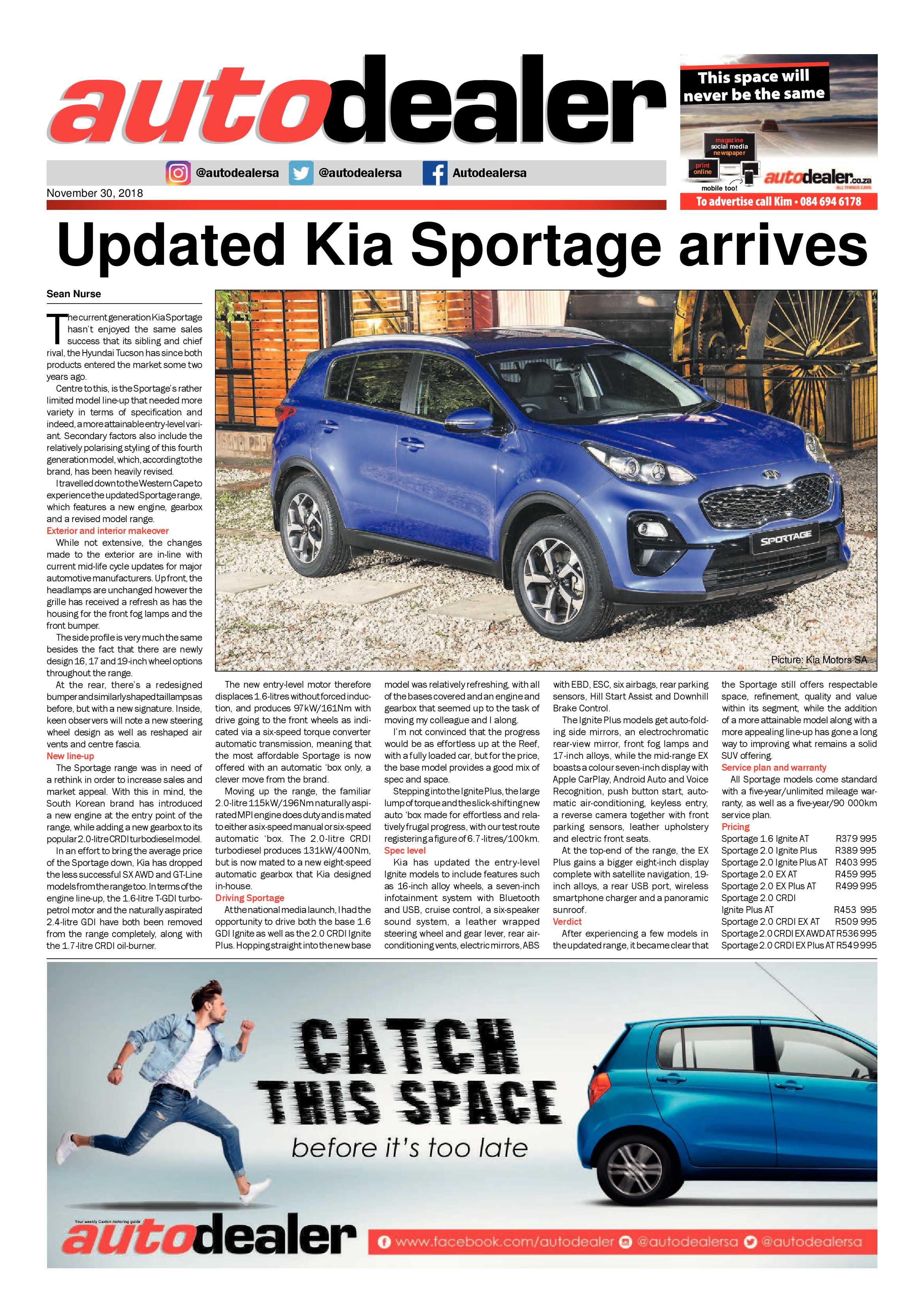 Boksburg Advertiser 27 November 2018 page 29