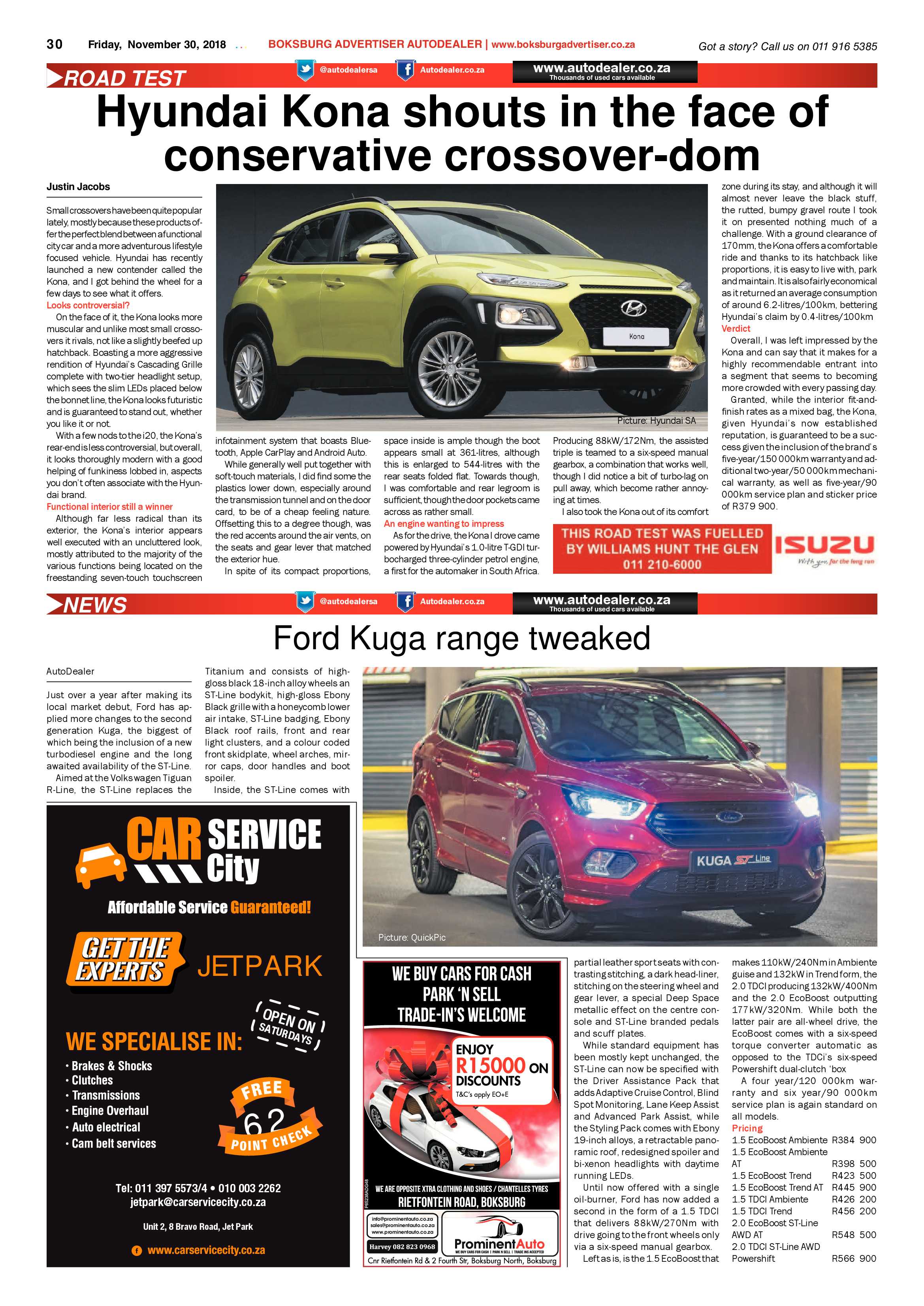 Boksburg Advertiser 27 November 2018 page 30