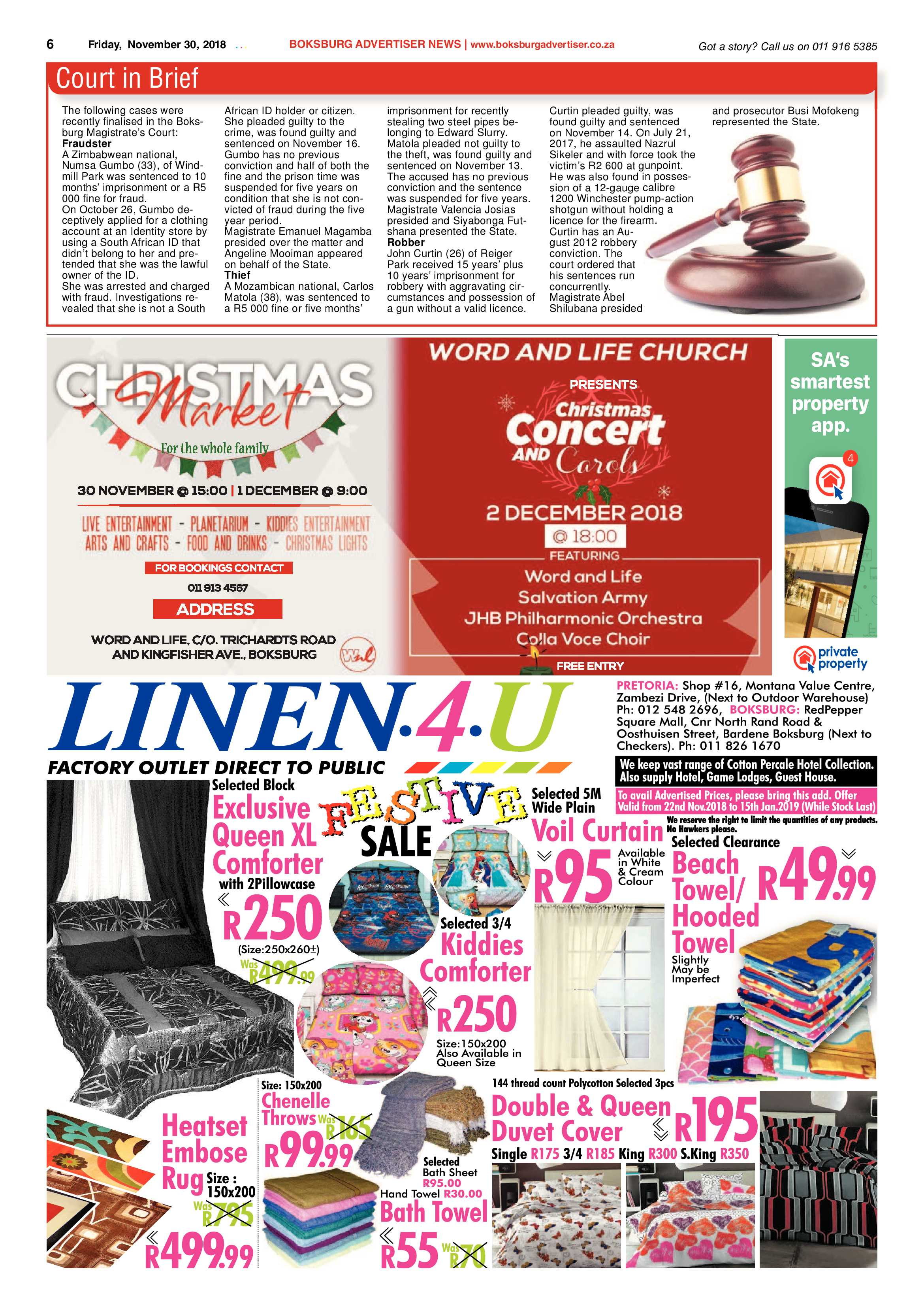 Boksburg Advertiser 27 November 2018 page 6