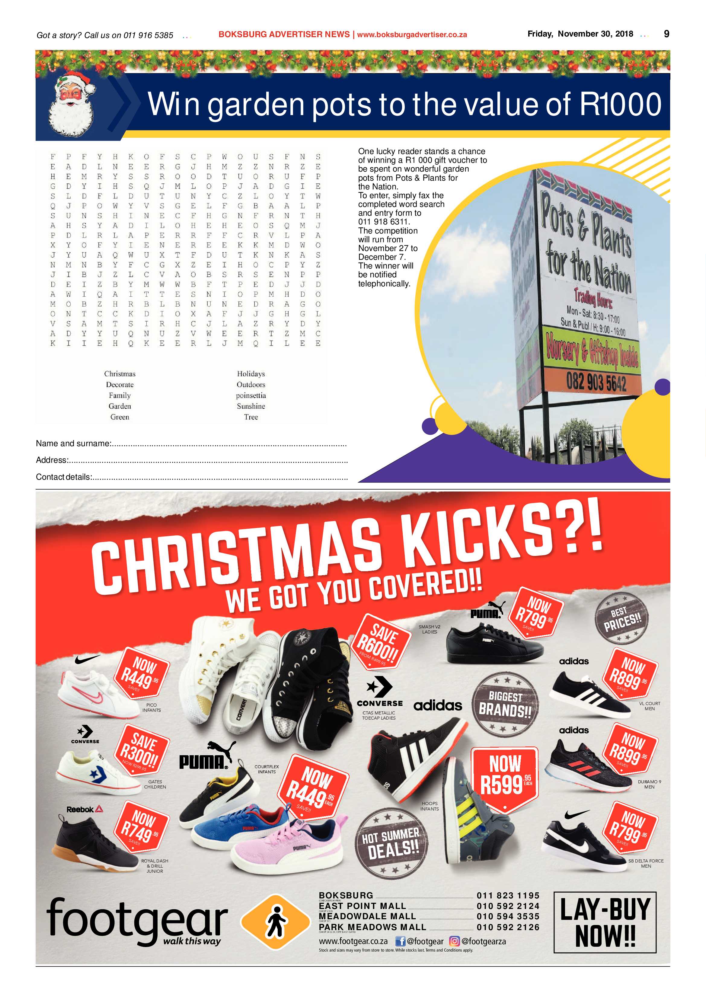 Boksburg Advertiser 27 November 2018 page 9