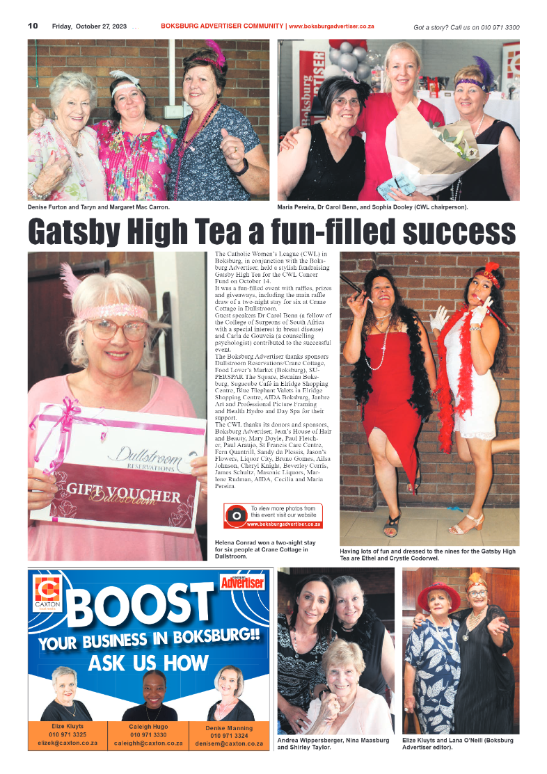 Boksburg Advertiser 27 October 2023 page 10