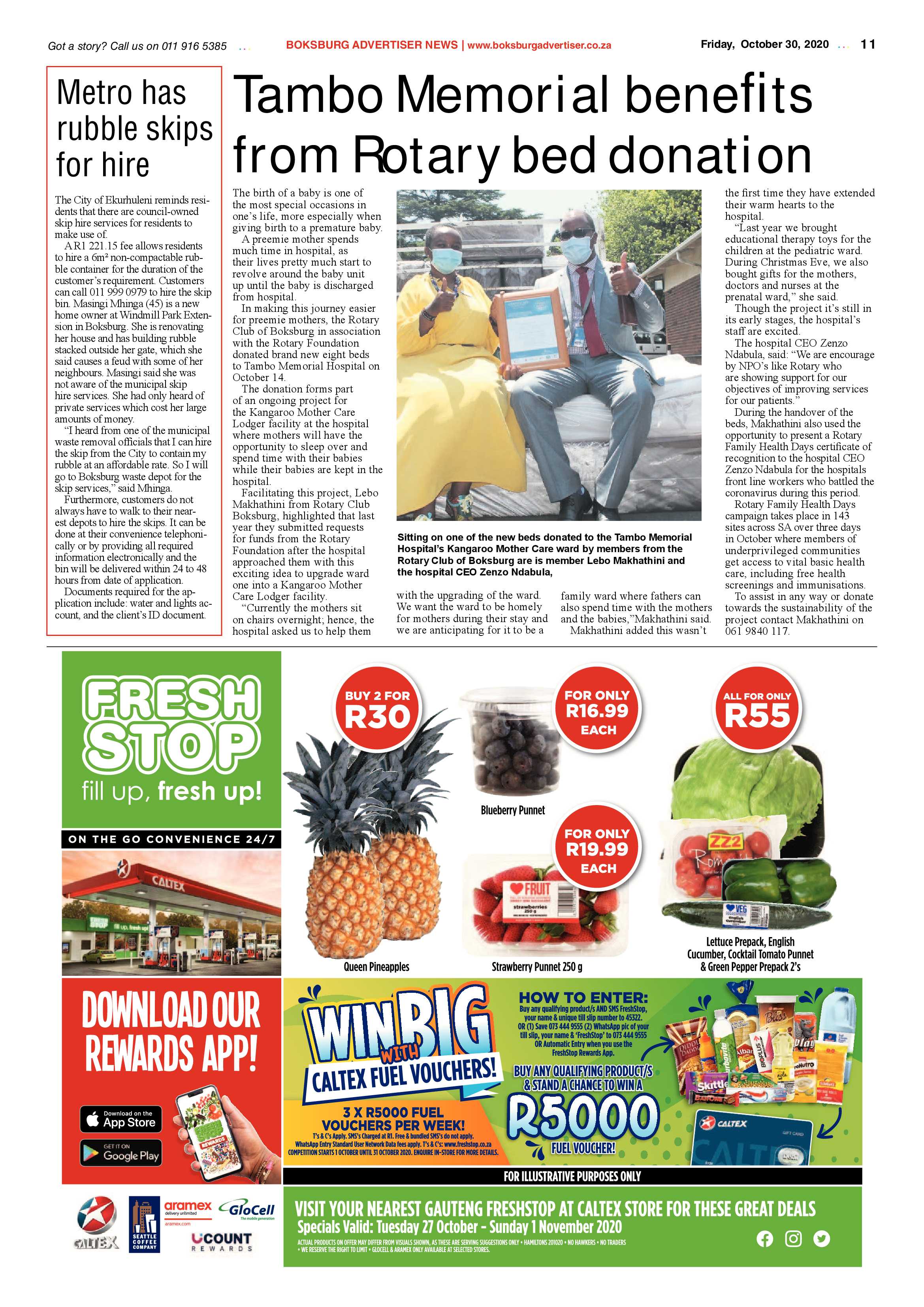 Boksburg Advertiser 27 October  2020 page 11
