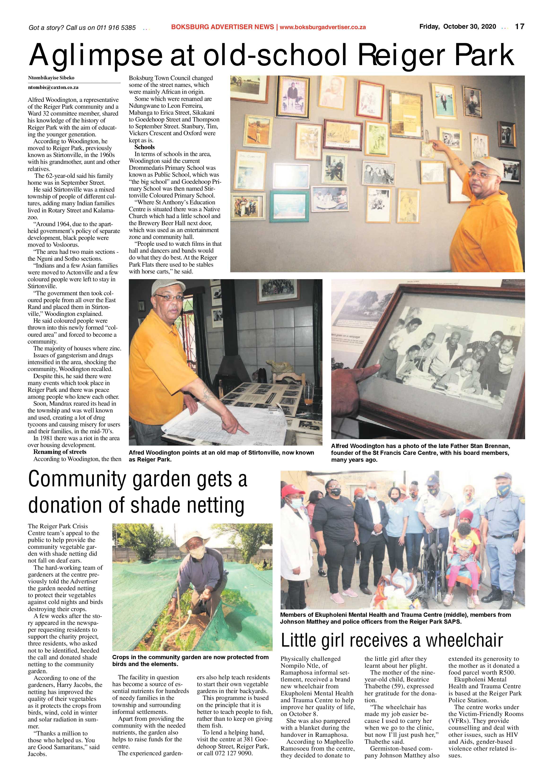 Boksburg Advertiser 27 October  2020 page 17