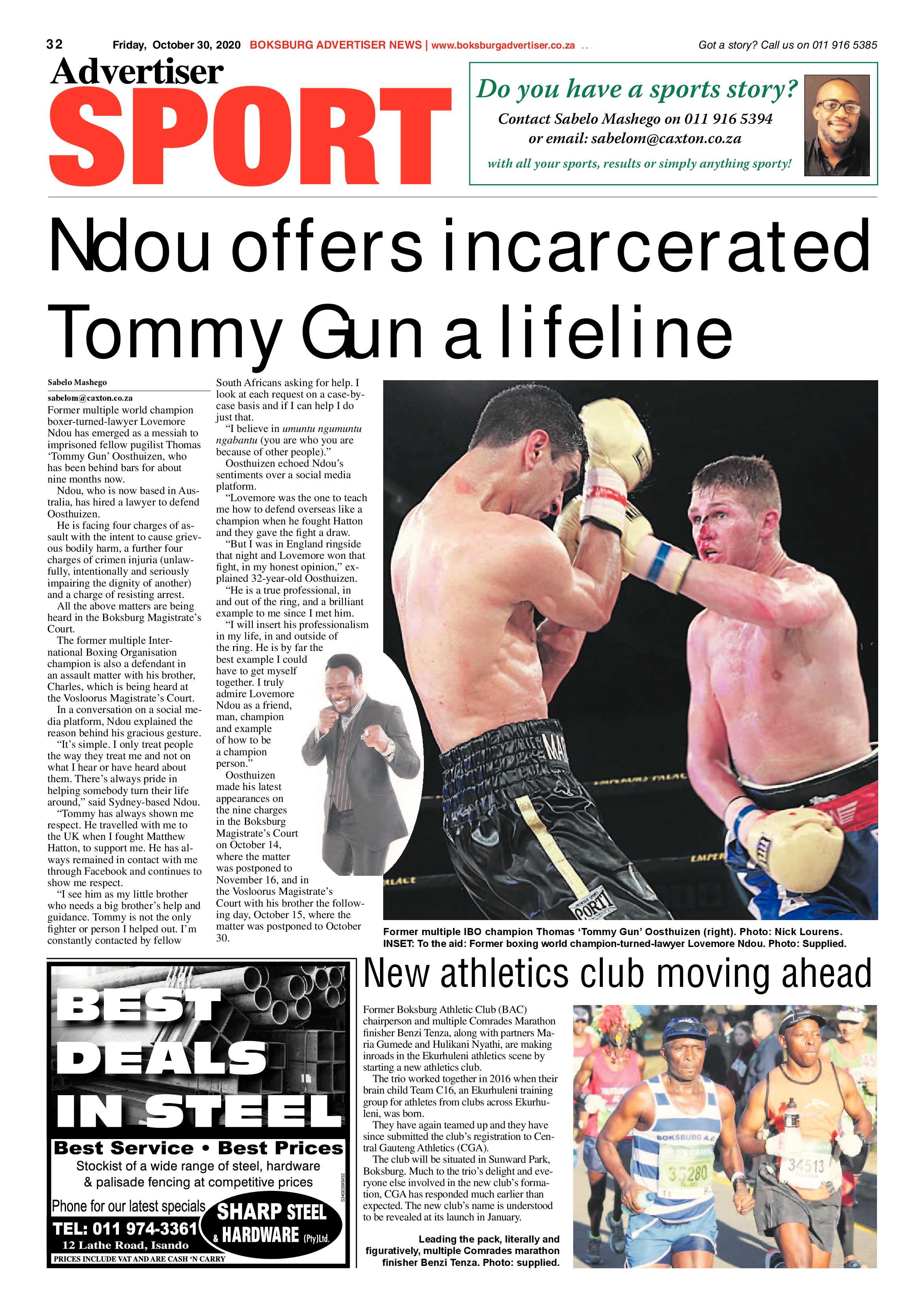 Boksburg Advertiser 27 October  2020 page 32