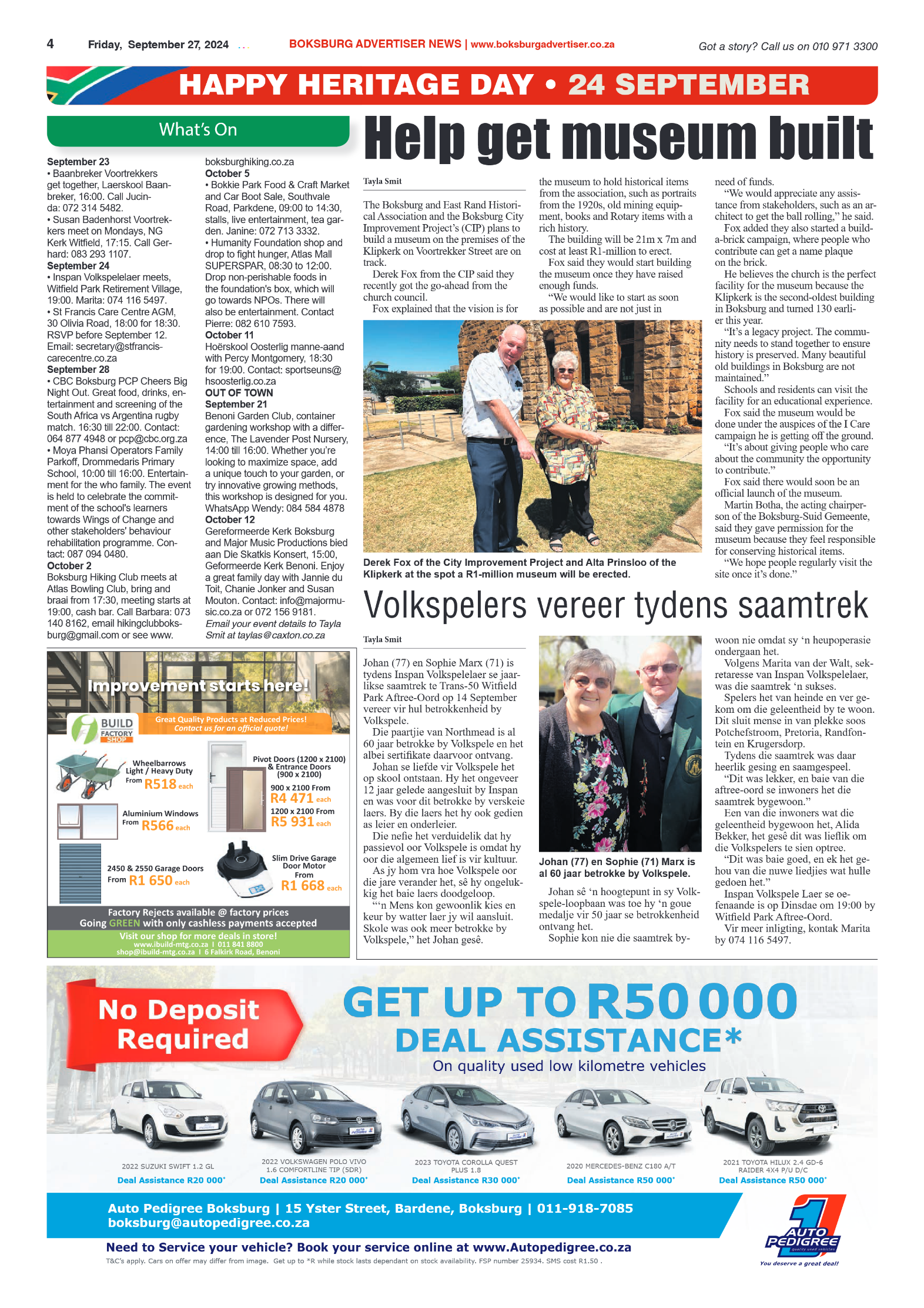 Boksburg Advertiser 27 September 2024 page 4
