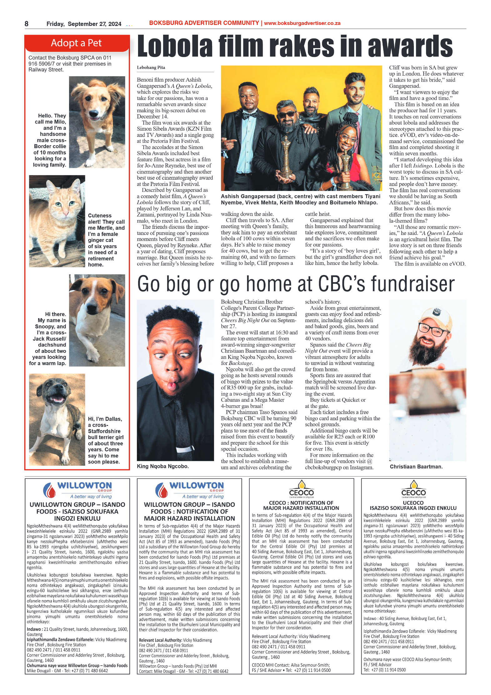 Boksburg Advertiser 27 September 2024 page 8