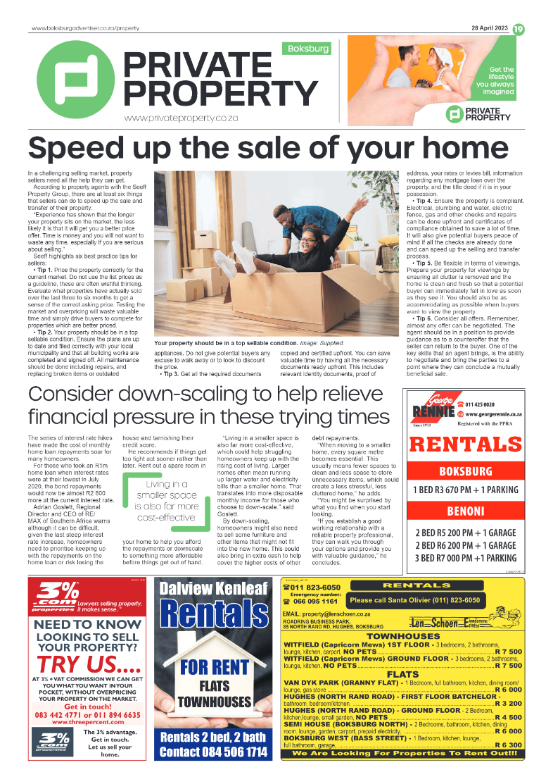 Boksburg Advertiser 28 April 2023 page 19