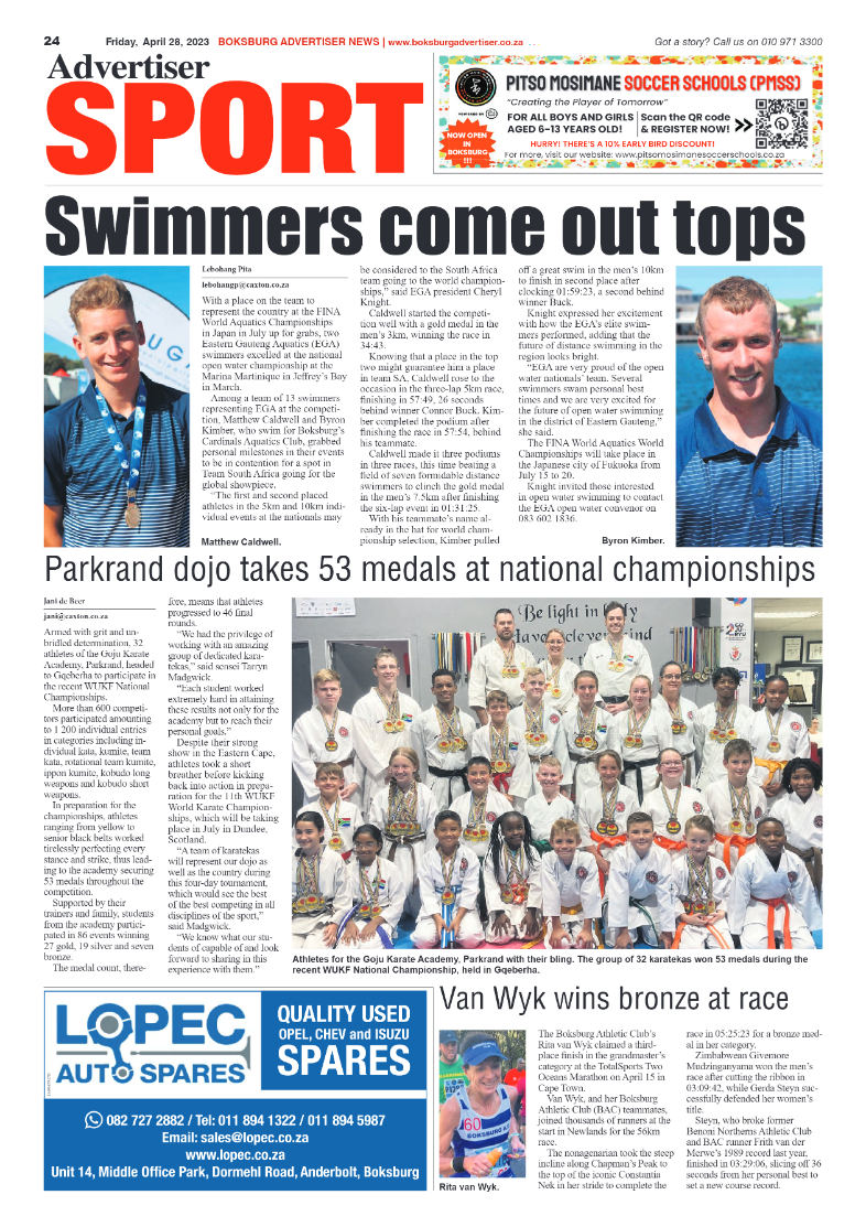 Boksburg Advertiser 28 April 2023 page 24