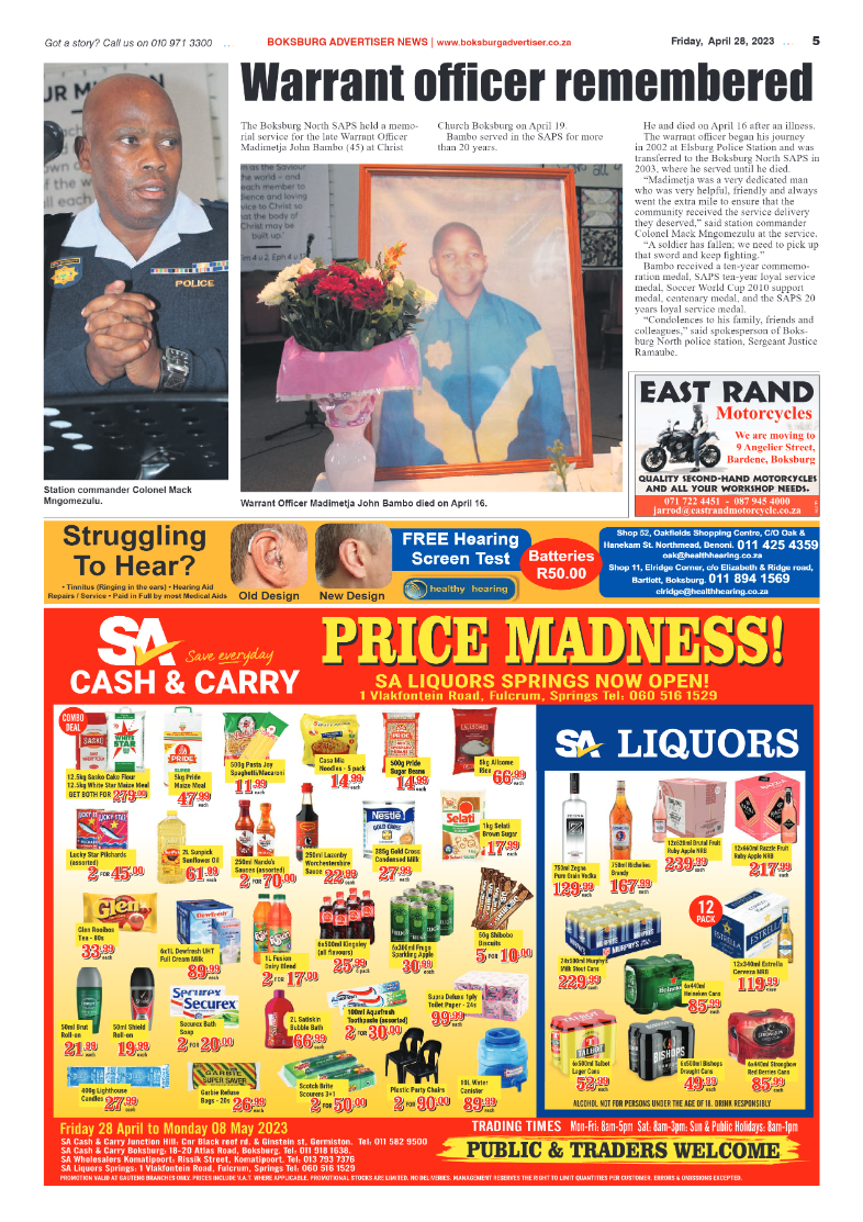 Boksburg Advertiser 28 April 2023 page 5