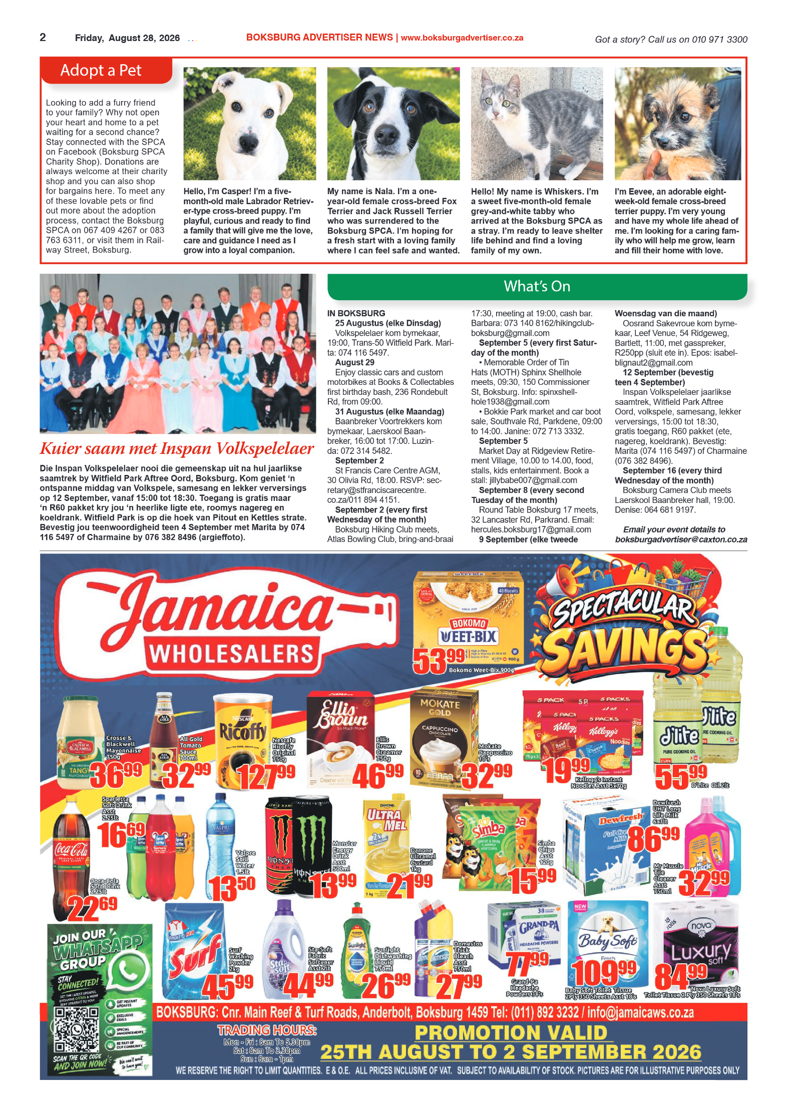 Boksburg Advertiser 28 August 2026 page 2