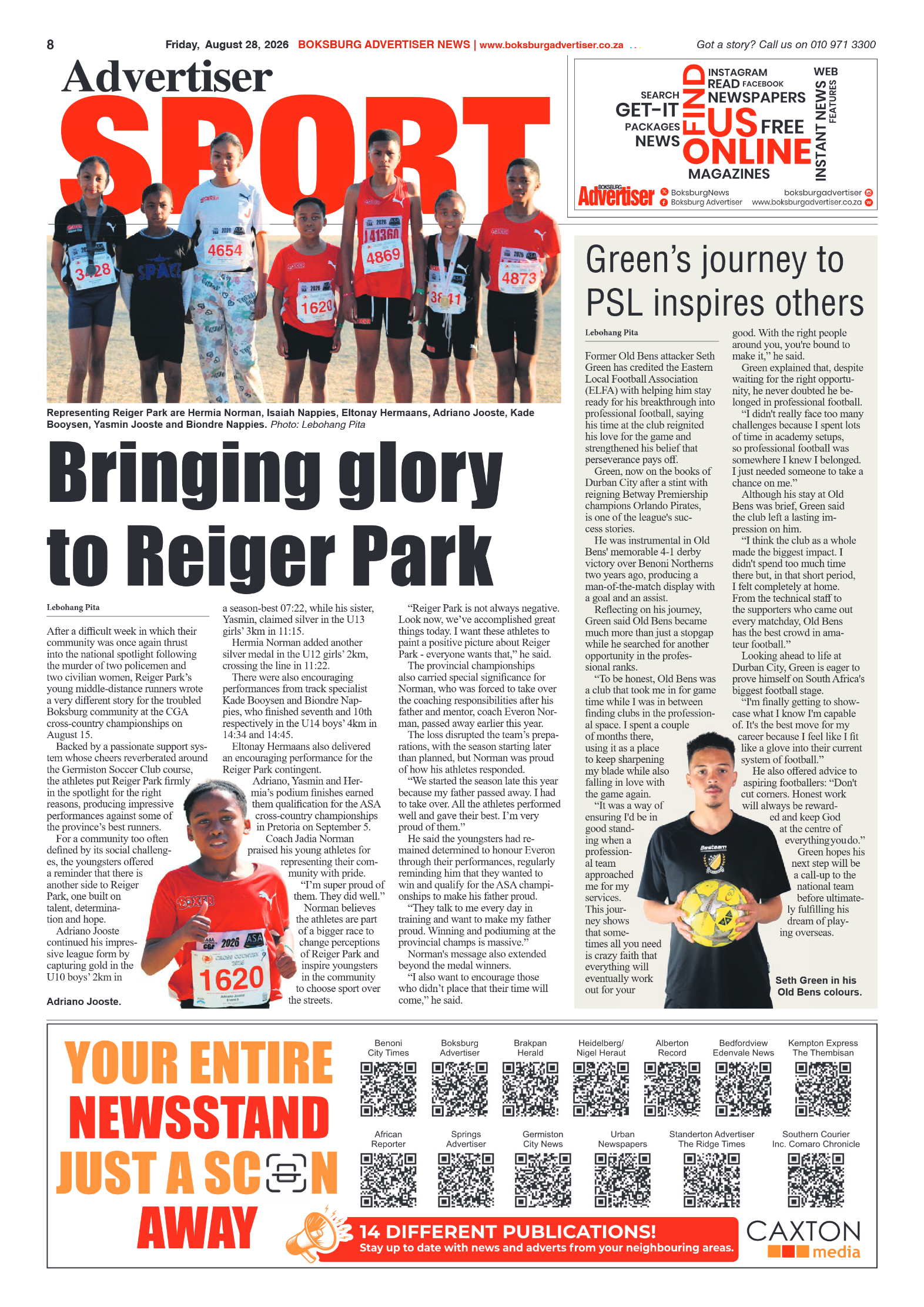 Boksburg Advertiser 28 August 2026 page 8