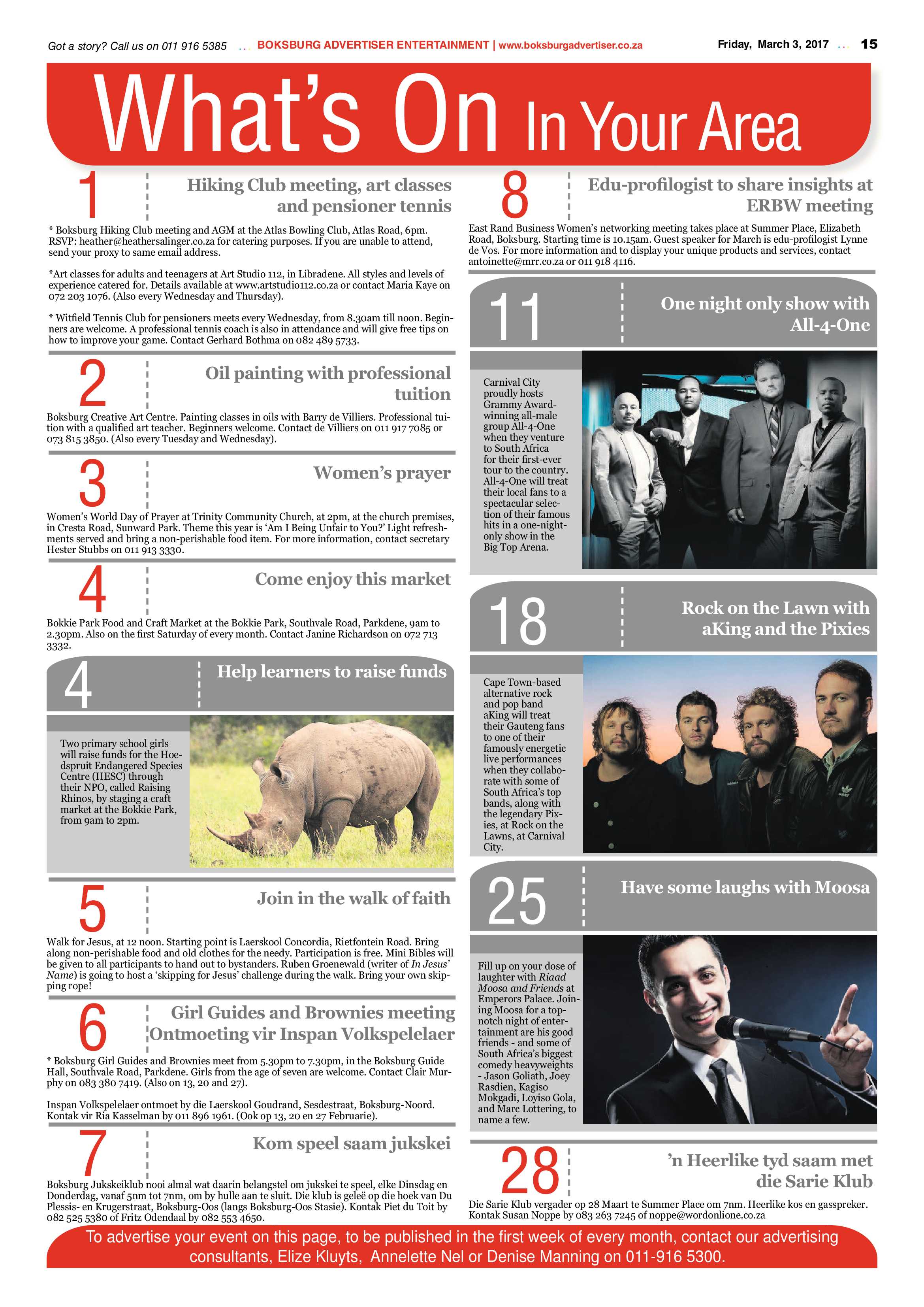 Boksburg Advertiser 28 February 2017 page 15
