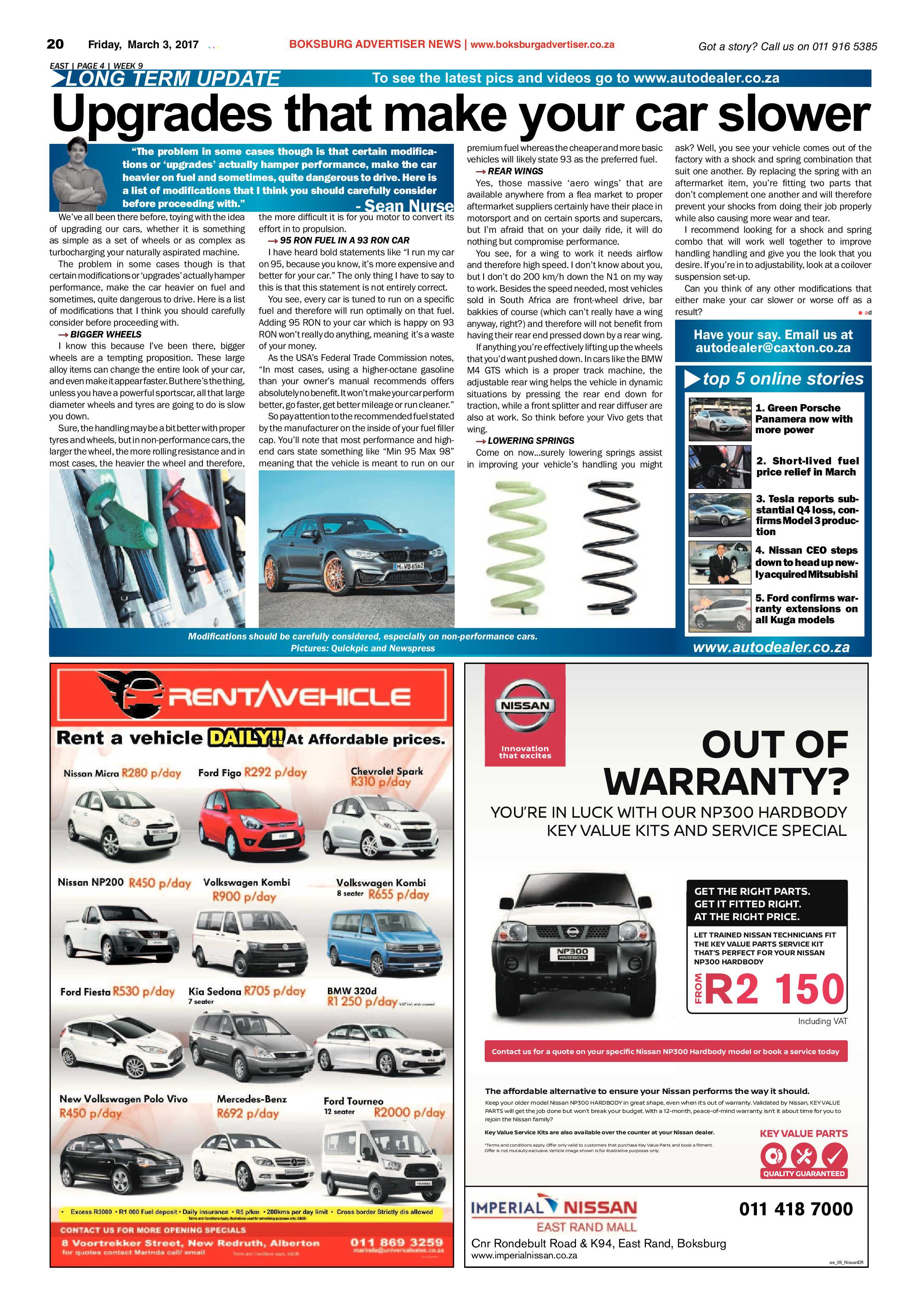 Boksburg Advertiser 28 February 2017 page 20