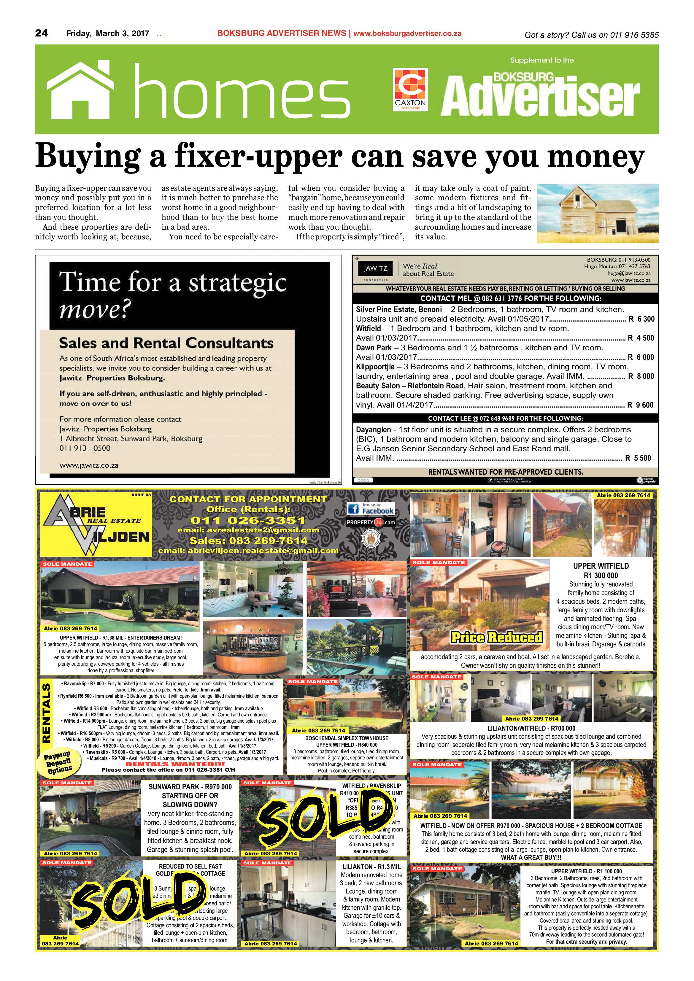 Boksburg Advertiser 28 February 2017 page 24