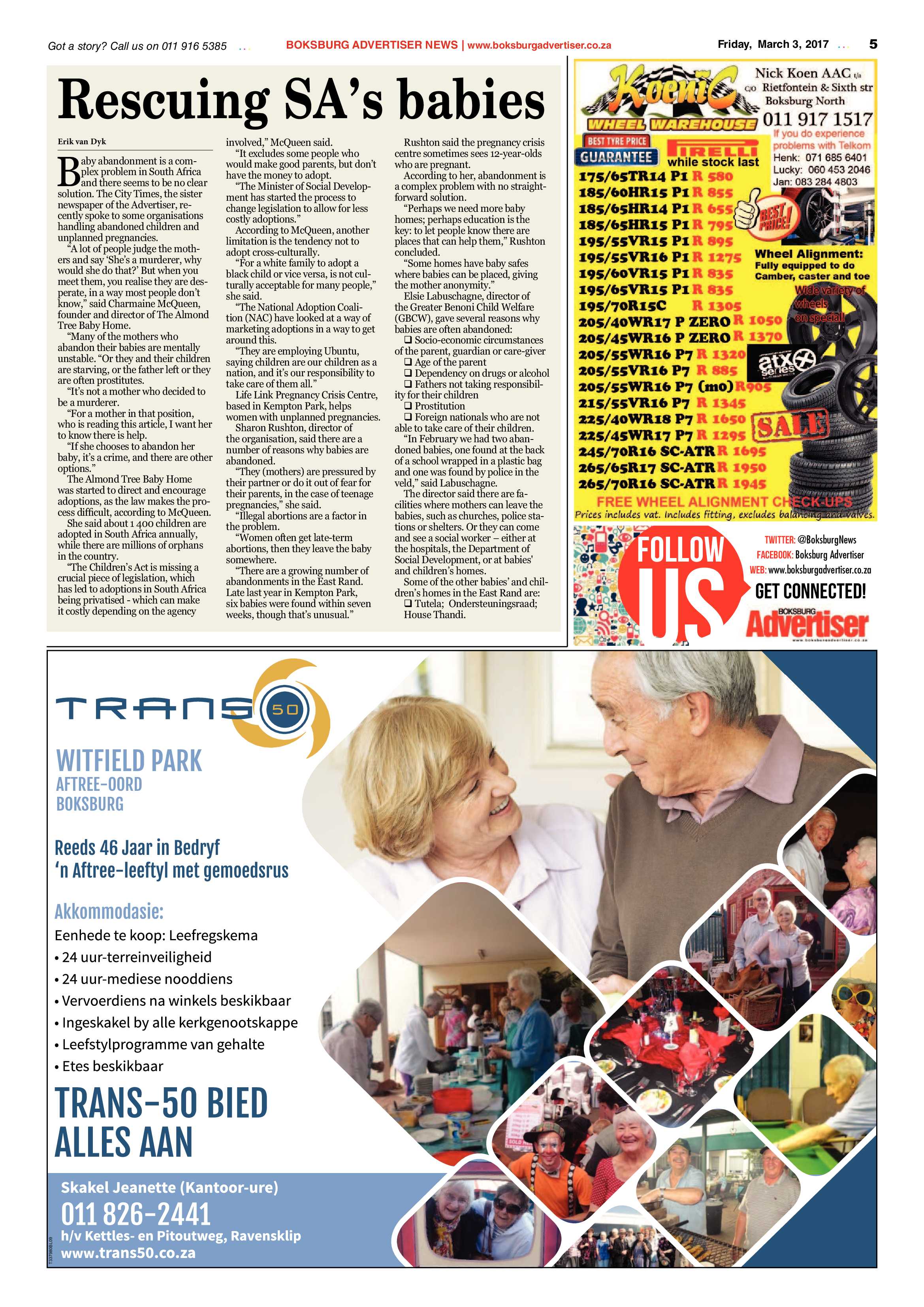 Boksburg Advertiser 28 February 2017 page 5