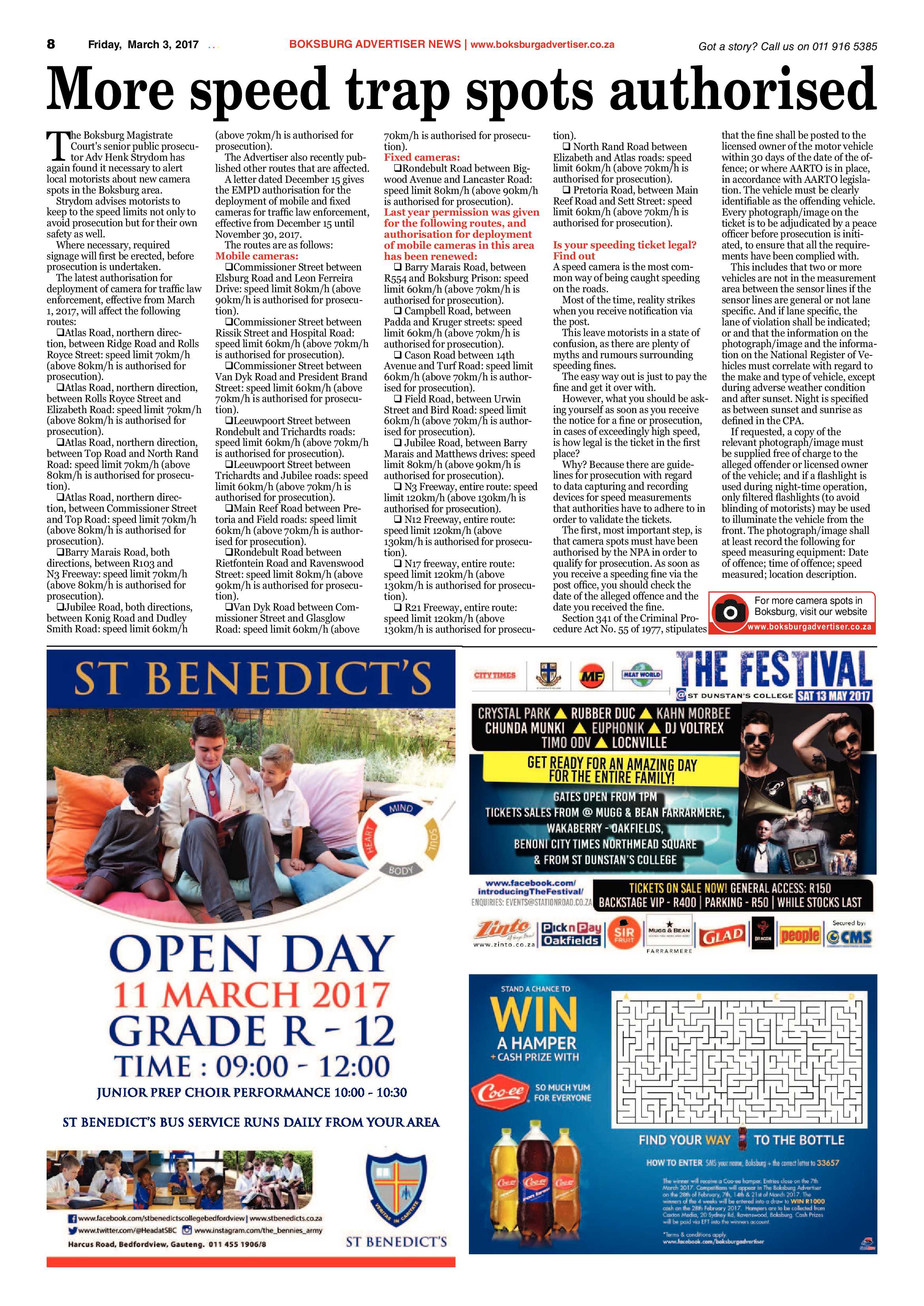 Boksburg Advertiser 28 February 2017 page 8